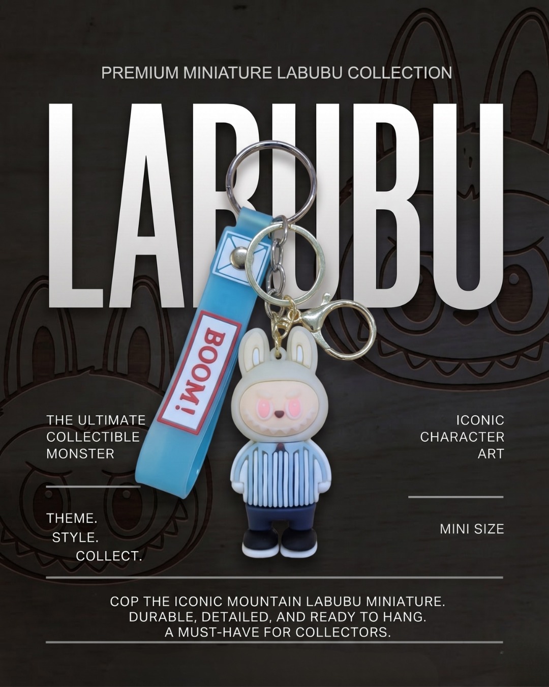 Labubu Mountain Miniature Keychain
