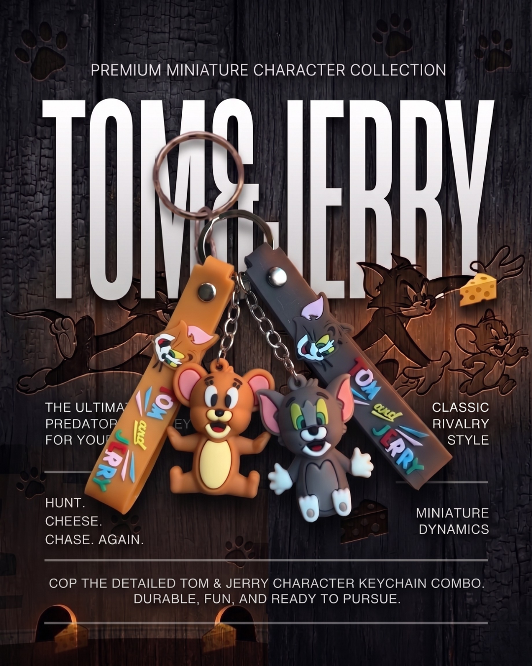 Tom & Jerry Keychain