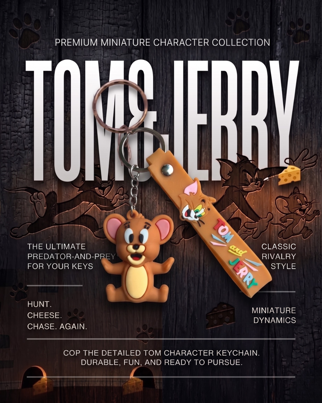 Tom & Jerry Keychain