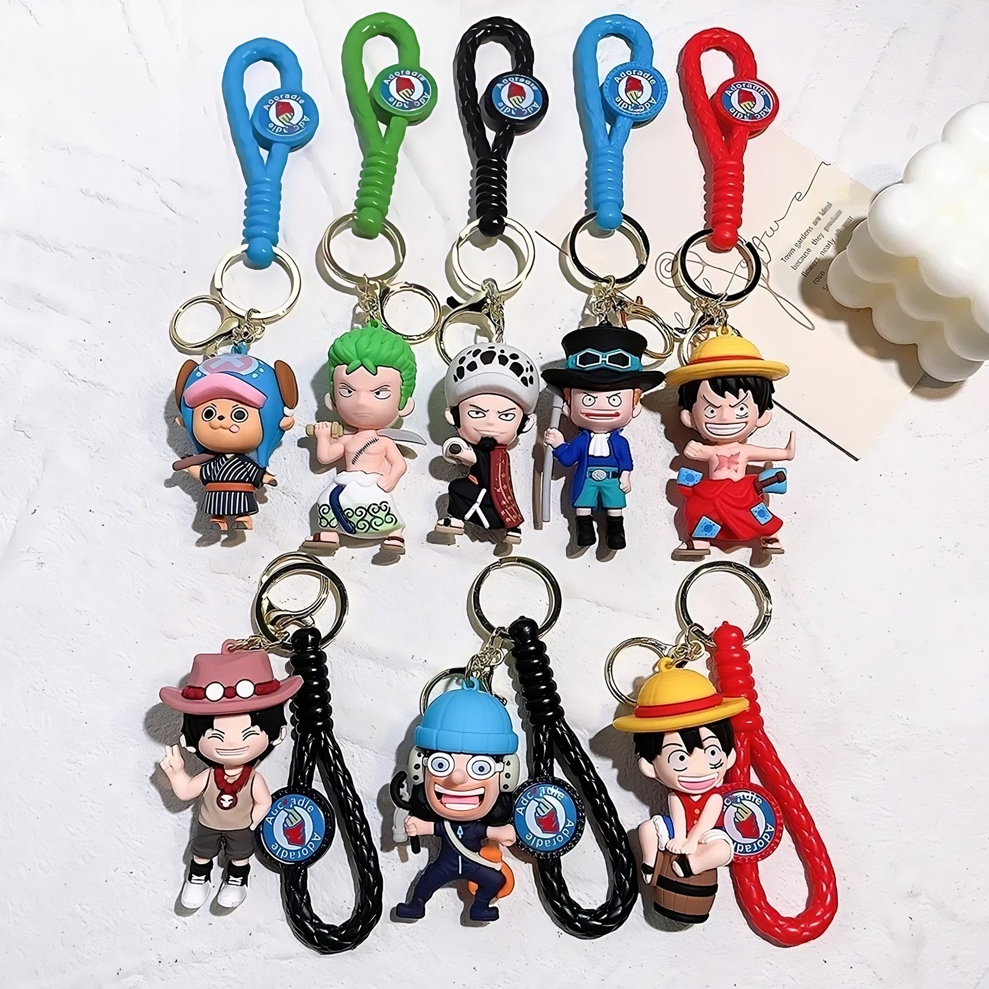Anime One Piece Character Keychain