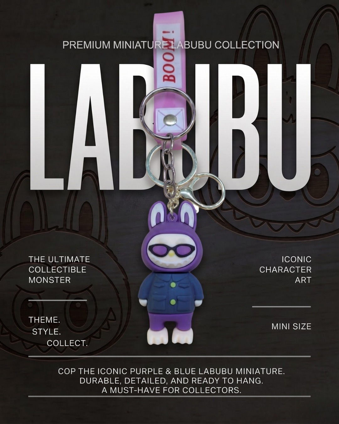 Labubu Mountain Miniature Keychain