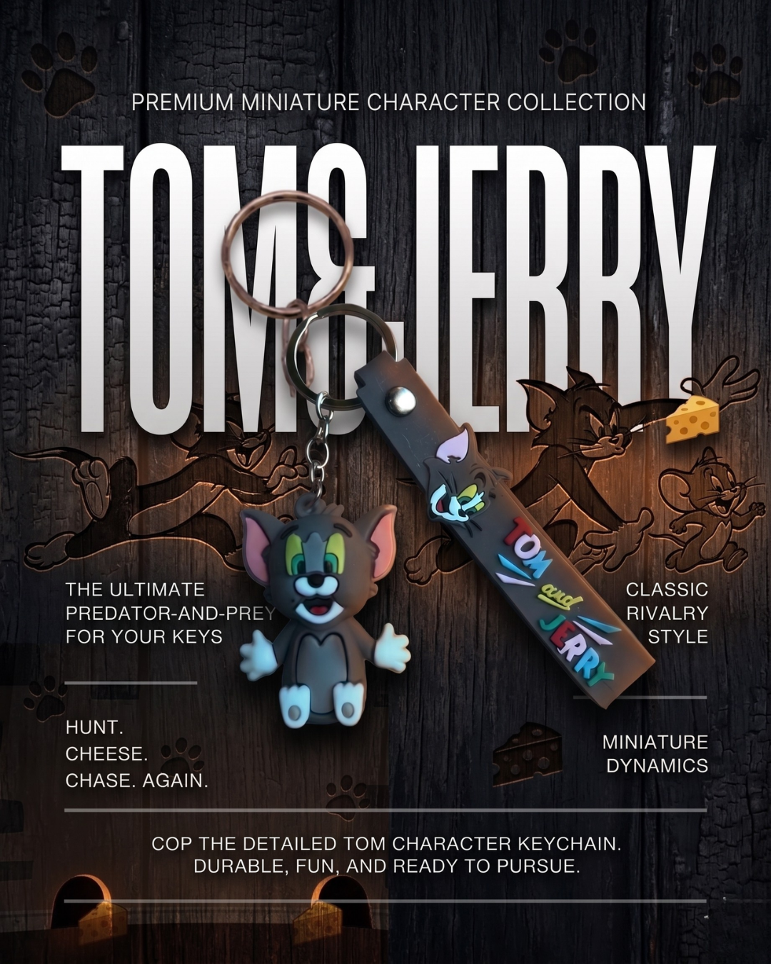 Tom & Jerry Keychain