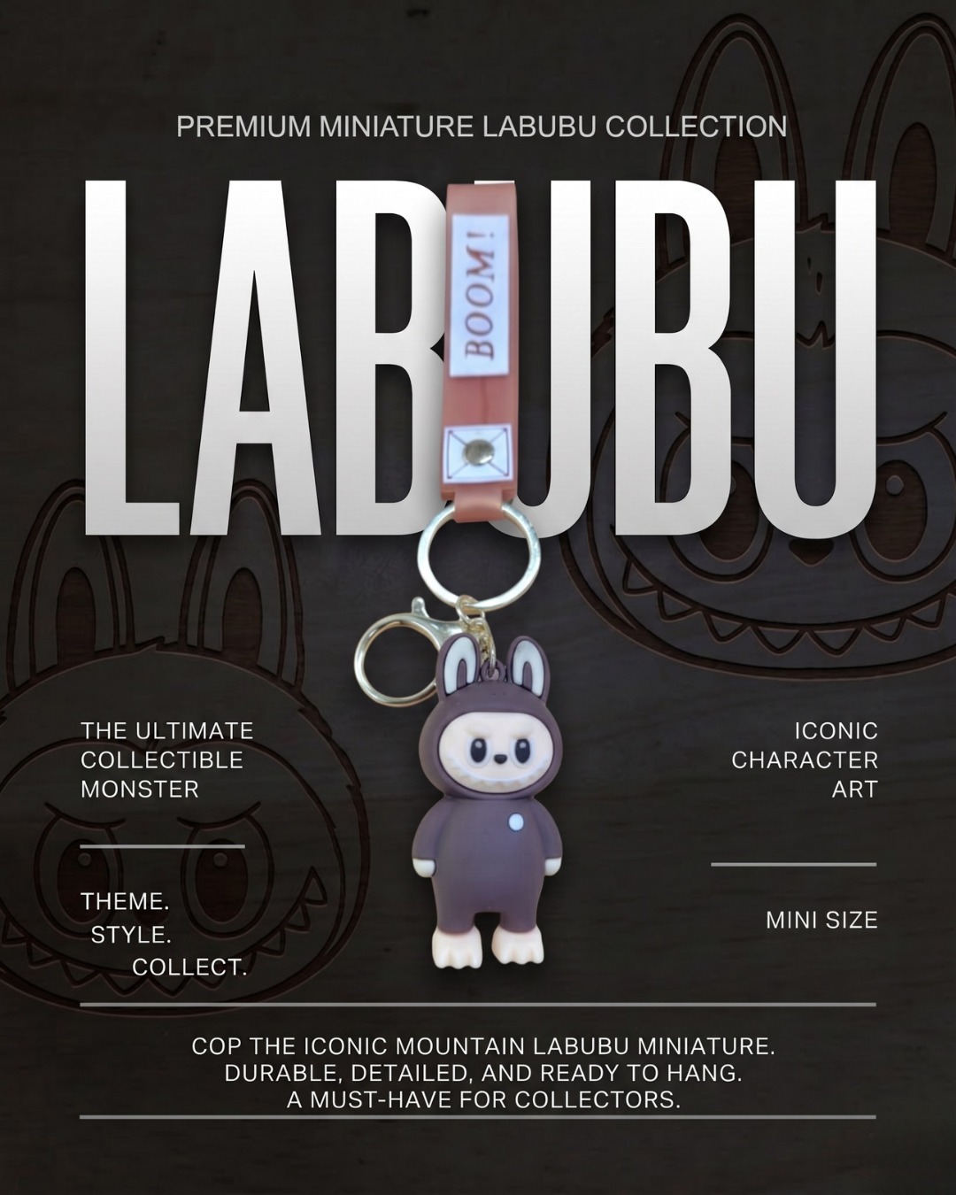 Labubu Mountain Miniature Keychain