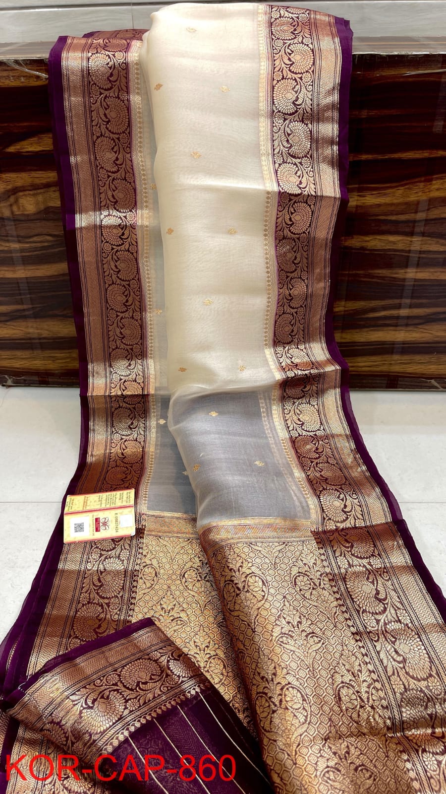 The Art of Kaduwa Weaving: Discover Our New Banarasi Kora Silk