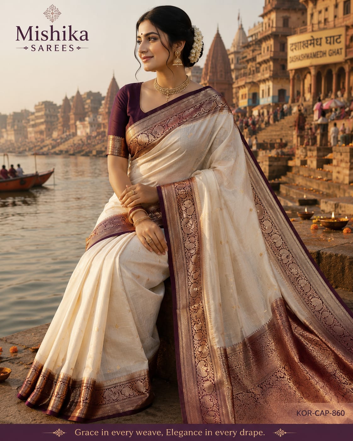 The Art of Kaduwa Weaving: Discover Our New Banarasi Kora Silk