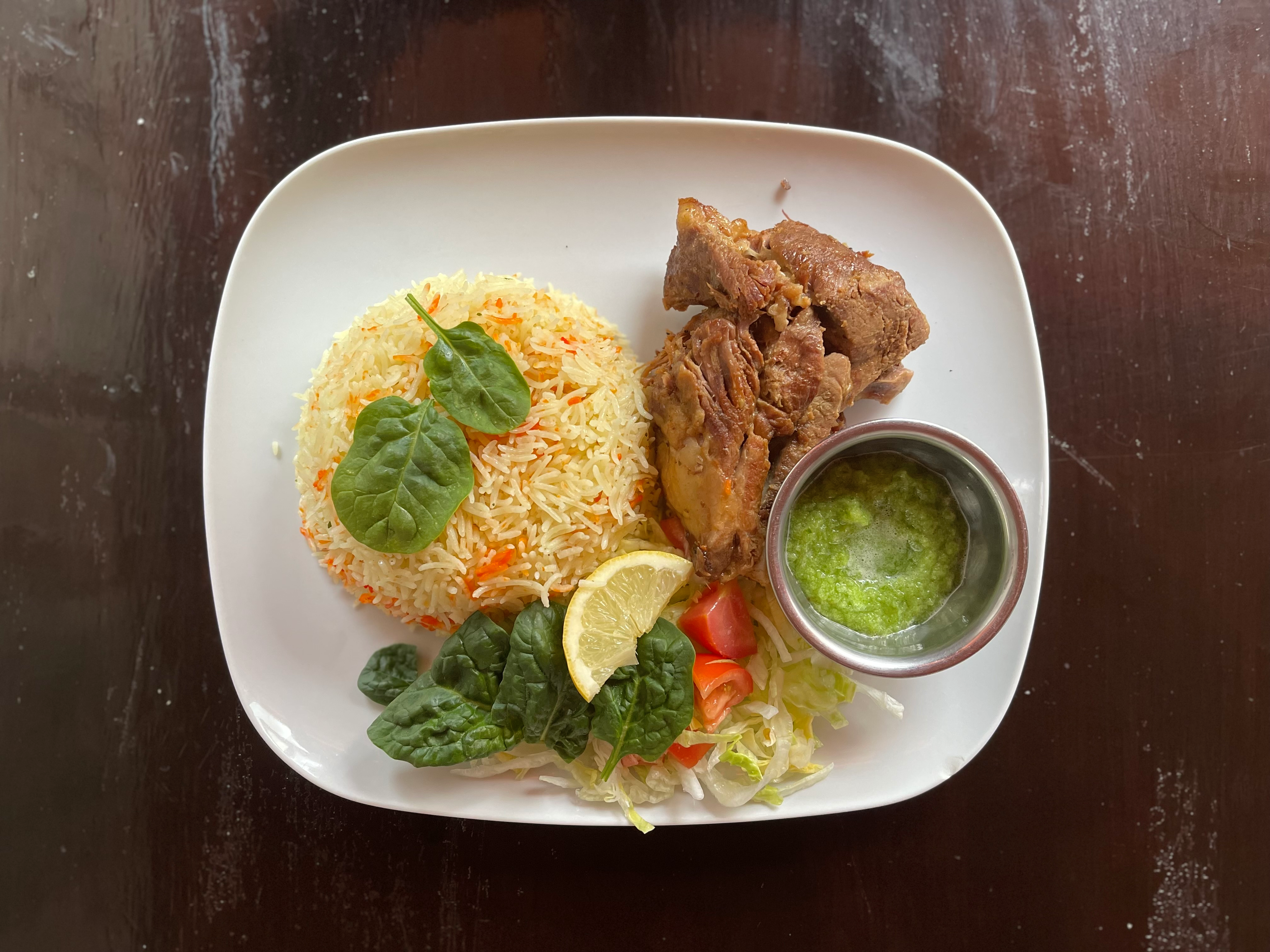 Lamb Mandi With Salad