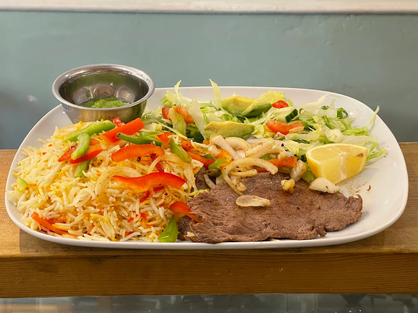 Busketi With Salad