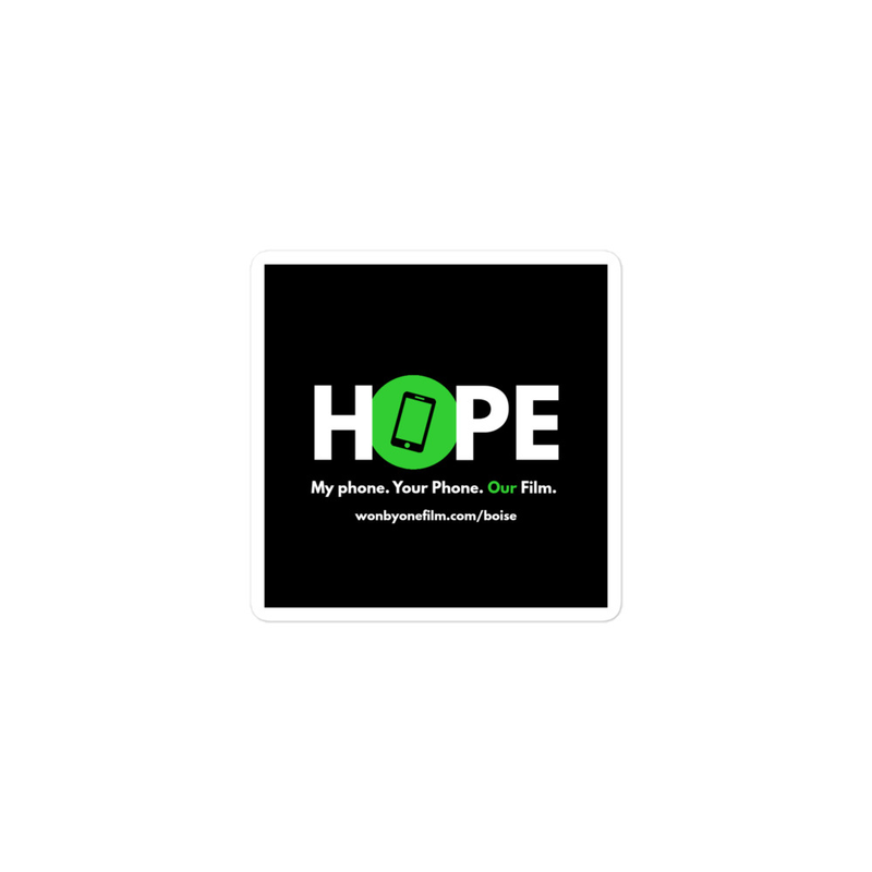 HOPE Die-cut stickers