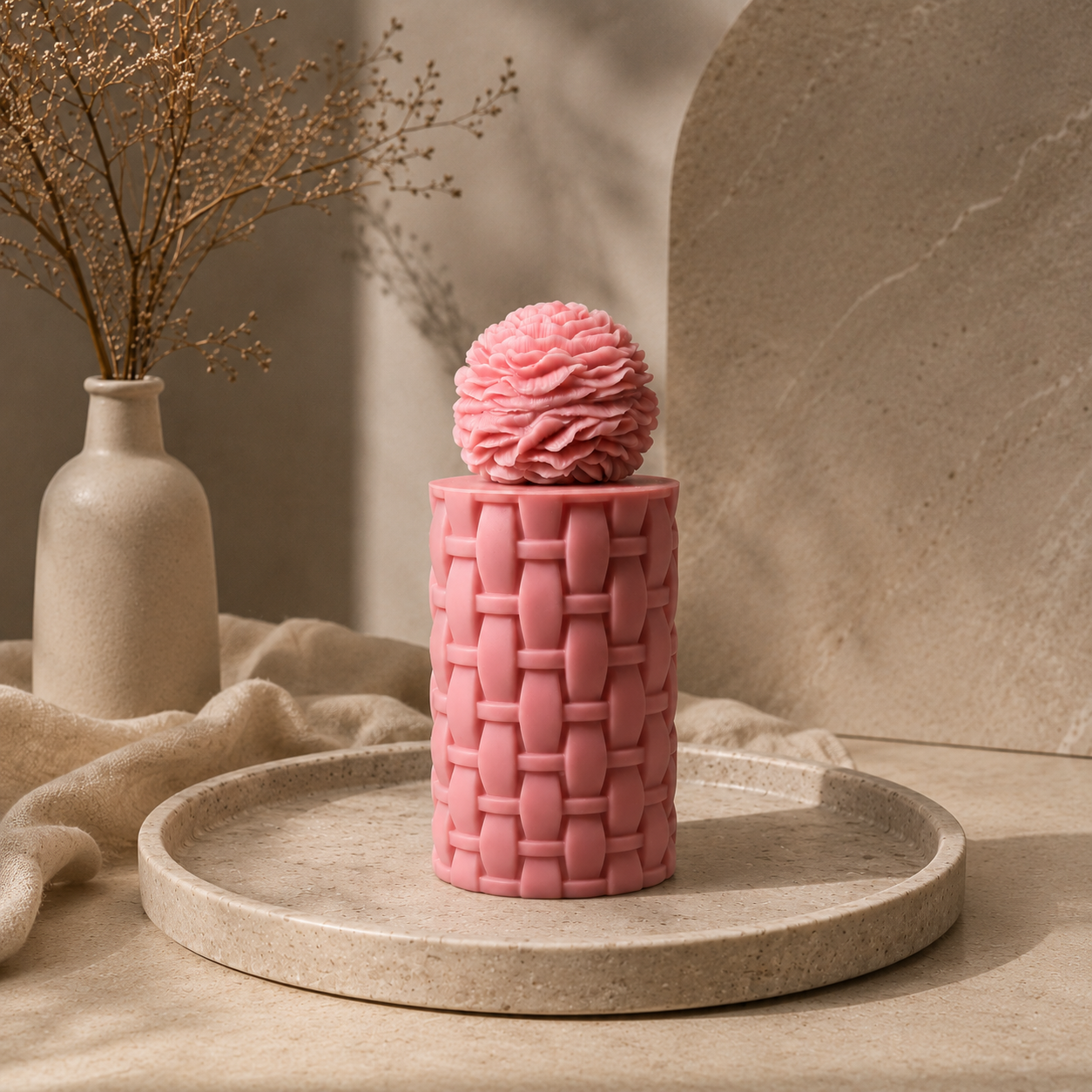 Flower Load Wickless Candle