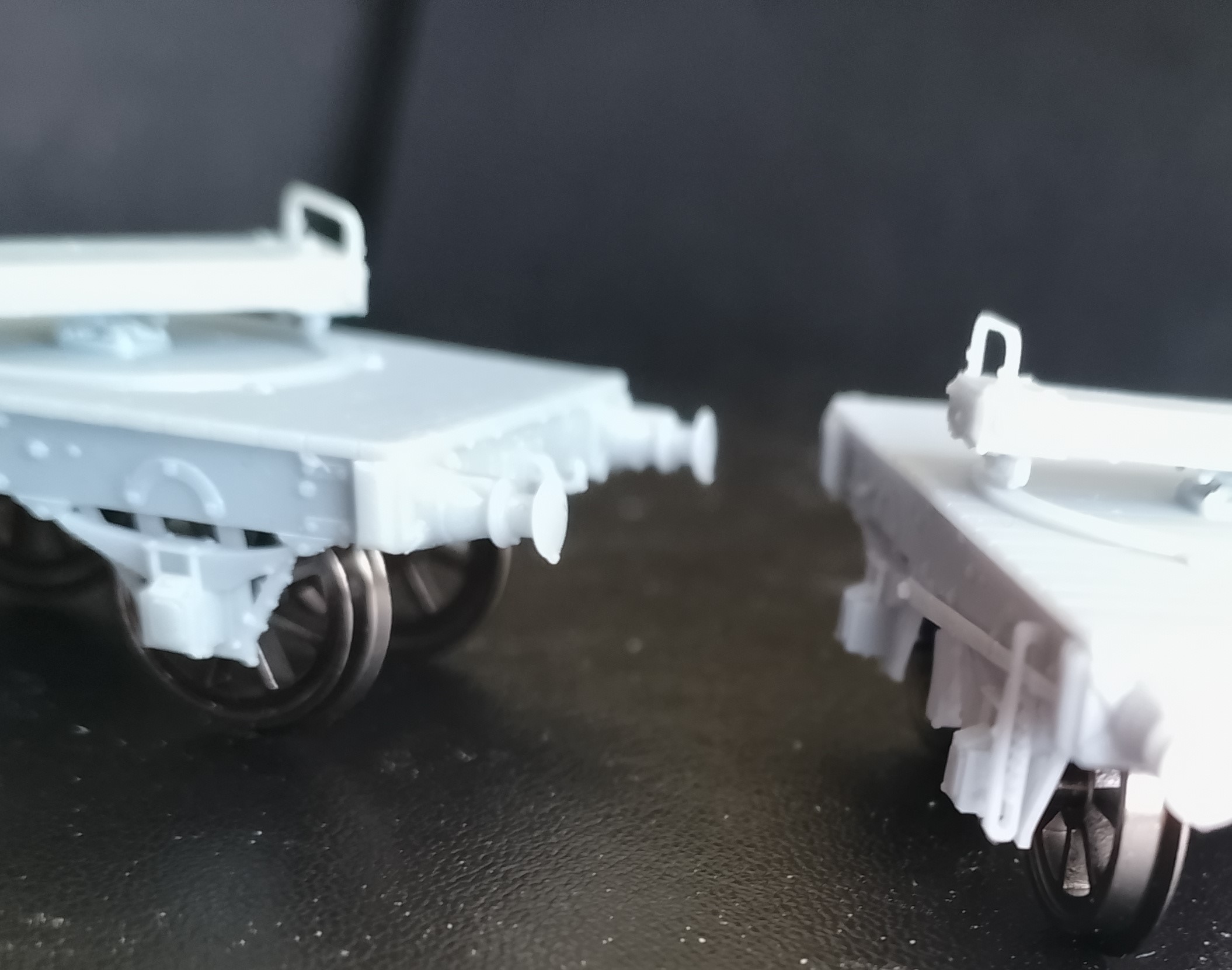 4mm OO Mid 19th century Taff Vale Railway timber bolsters