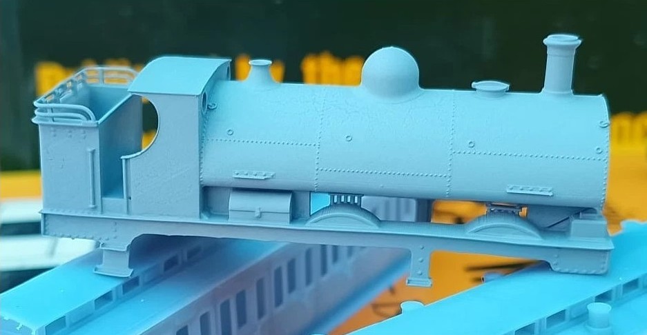 2mm scale N gauge GWR 27xx loco body for Dapol chassis