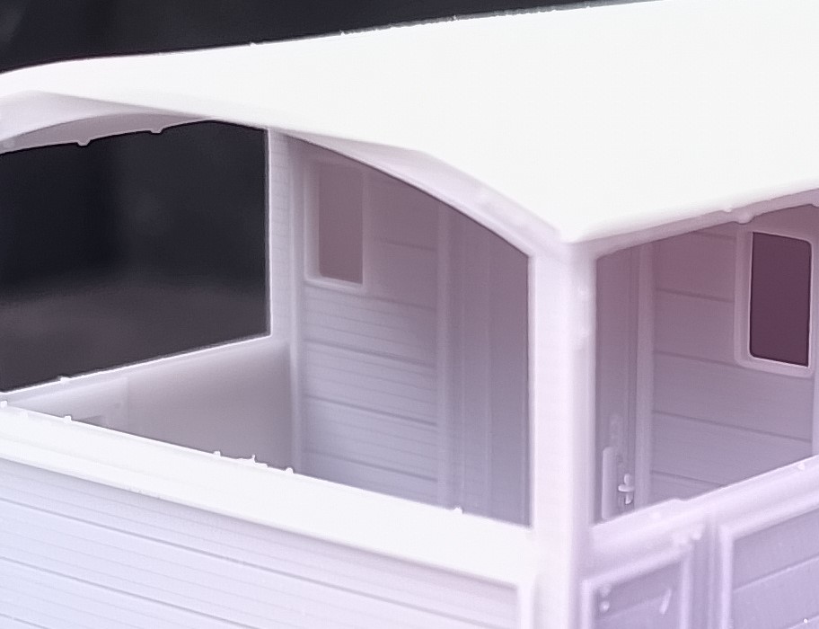 4mm OO GWR RR Rhymney Railway 8T brake van