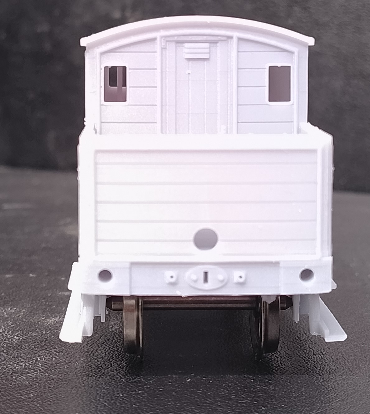 4mm OO GWR RR Rhymney Railway 8T brake van open veranda