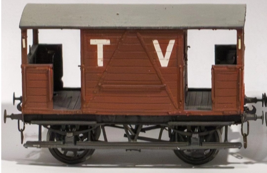 4mm OO Taff Vale Railway Goods Brake Van 