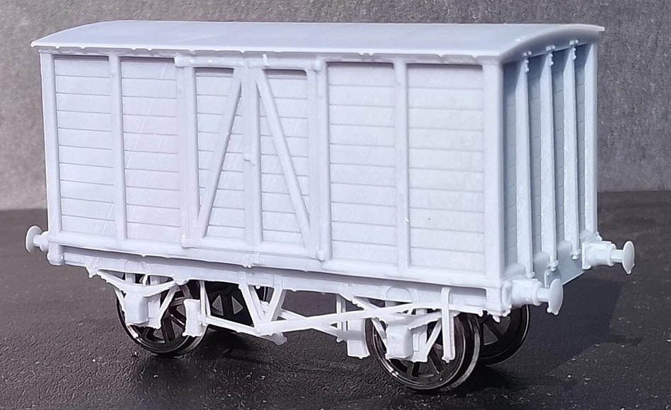 4mm scale OO gauge Pembroke and Tenby merchandise van