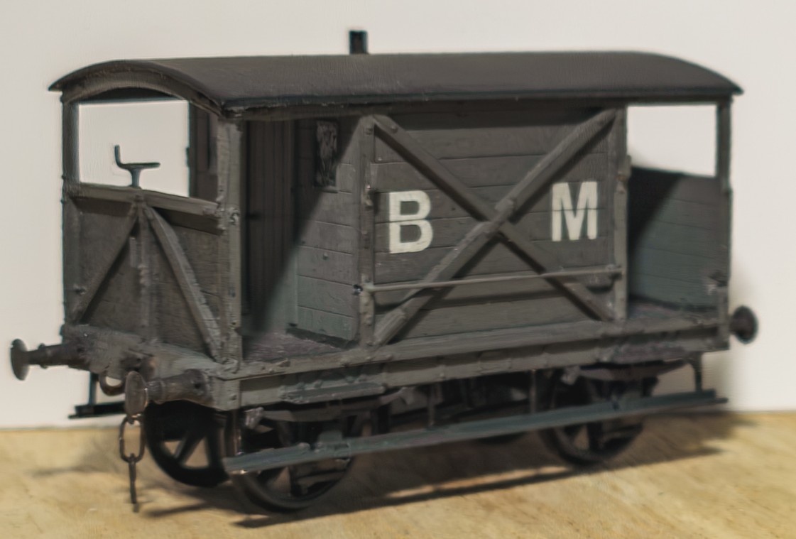 4mm OO GWR B&M Brecon and Merthyr railway brake van