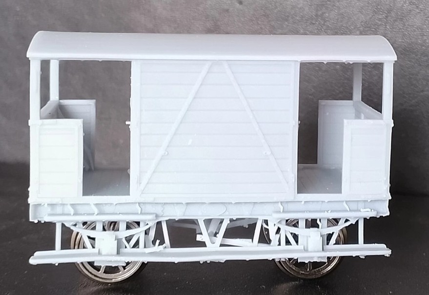 4mm OO Taff Vale Railway Goods Brake Van 