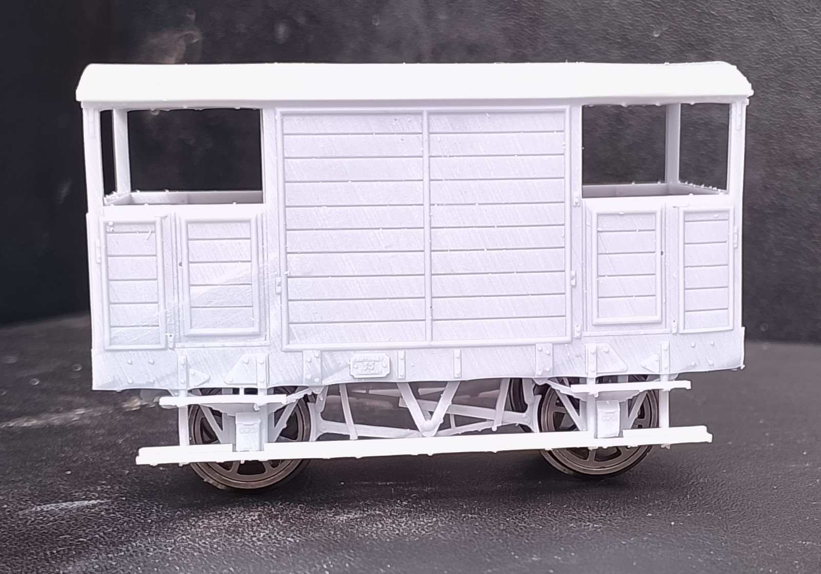 4mm OO GWR RR Rhymney Railway 8T brake van