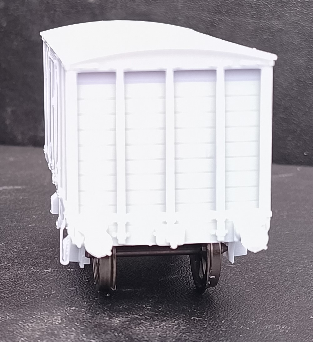 4mm OO 1860s tinplate van 8ft wheelbase