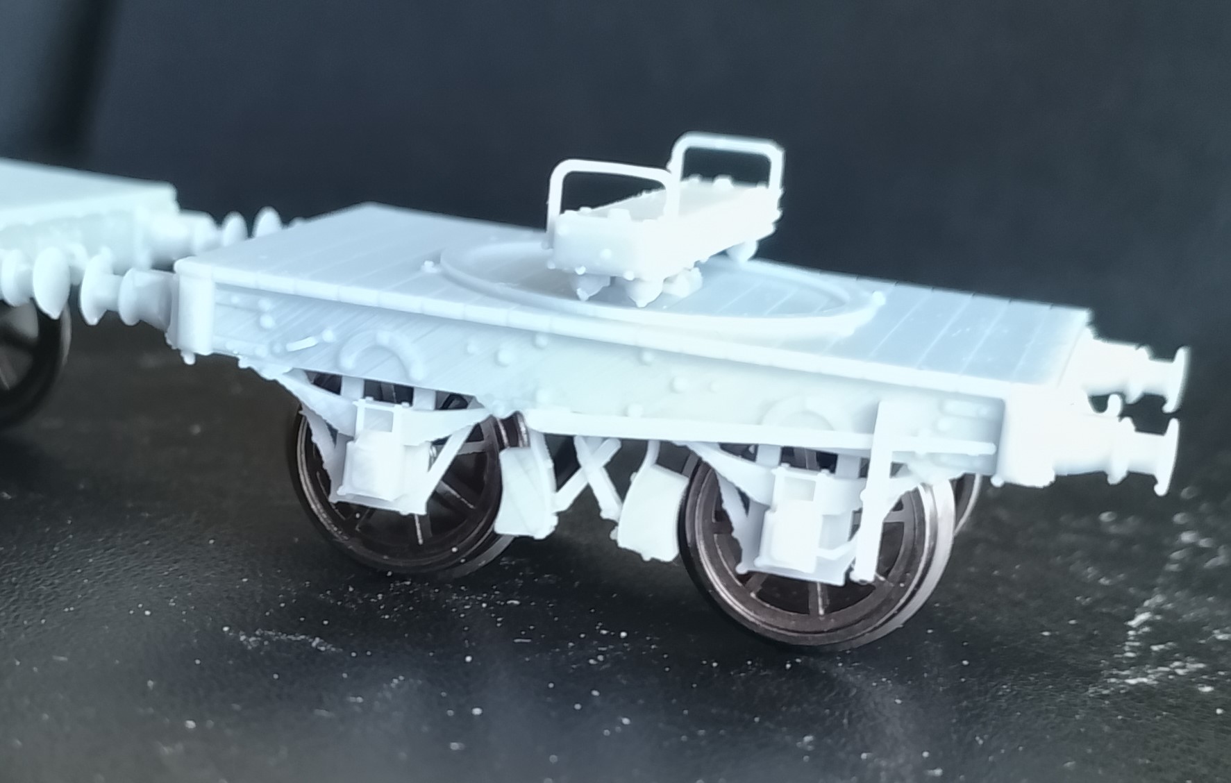 4mm OO Mid 19th century Taff Vale Railway timber bolsters