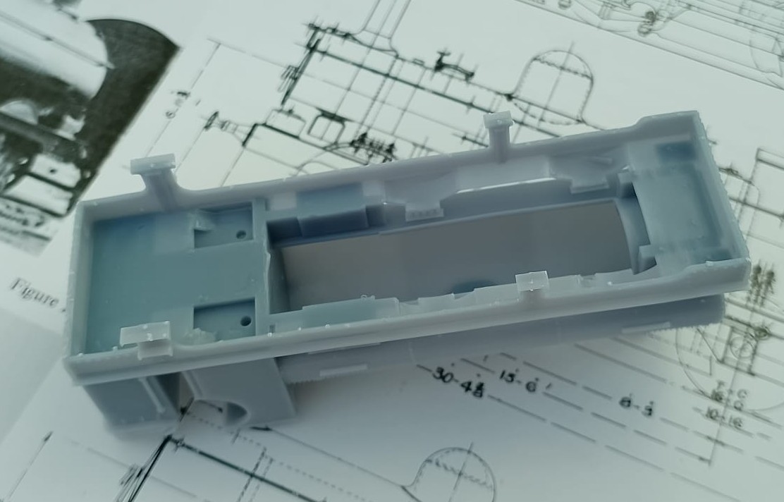 2mm scale N gauge GWR 27xx loco body for Dapol chassis