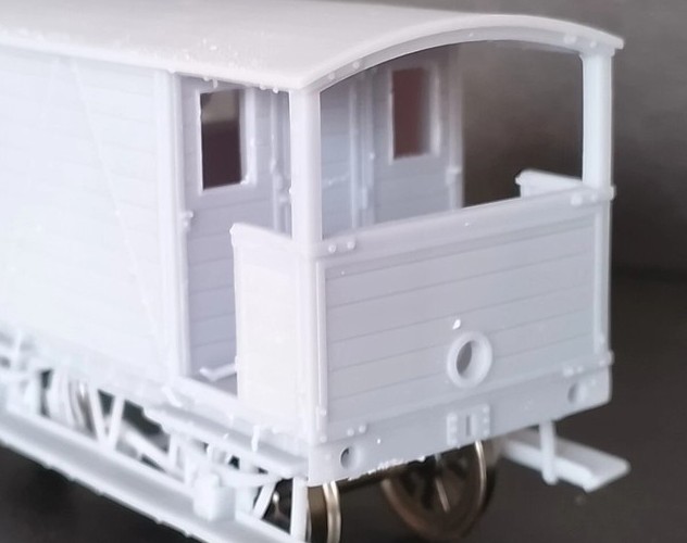 4mm OO Taff Vale Railway Goods Brake Van 