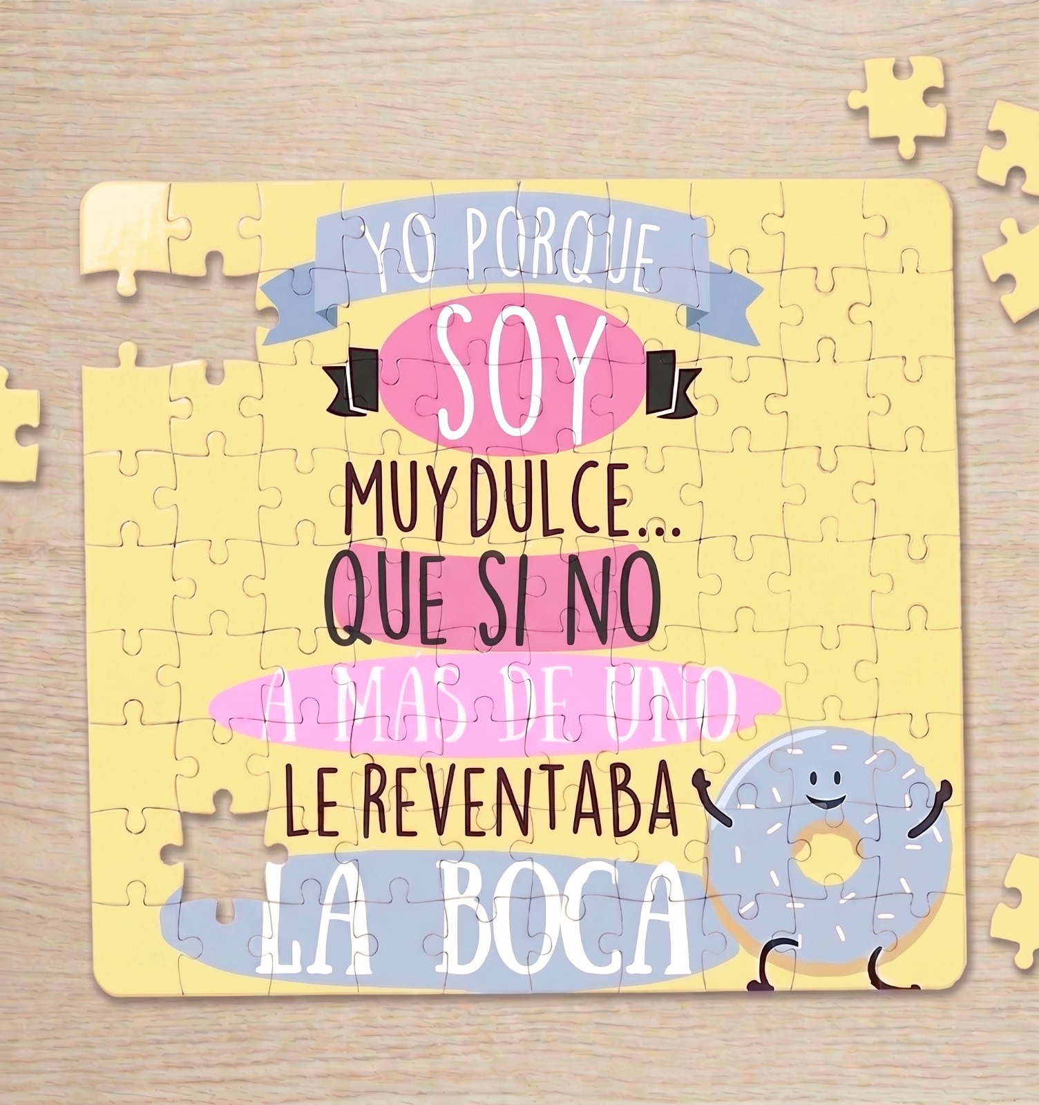 Puzzle "Soy muy dulce" + Funda de Regalo