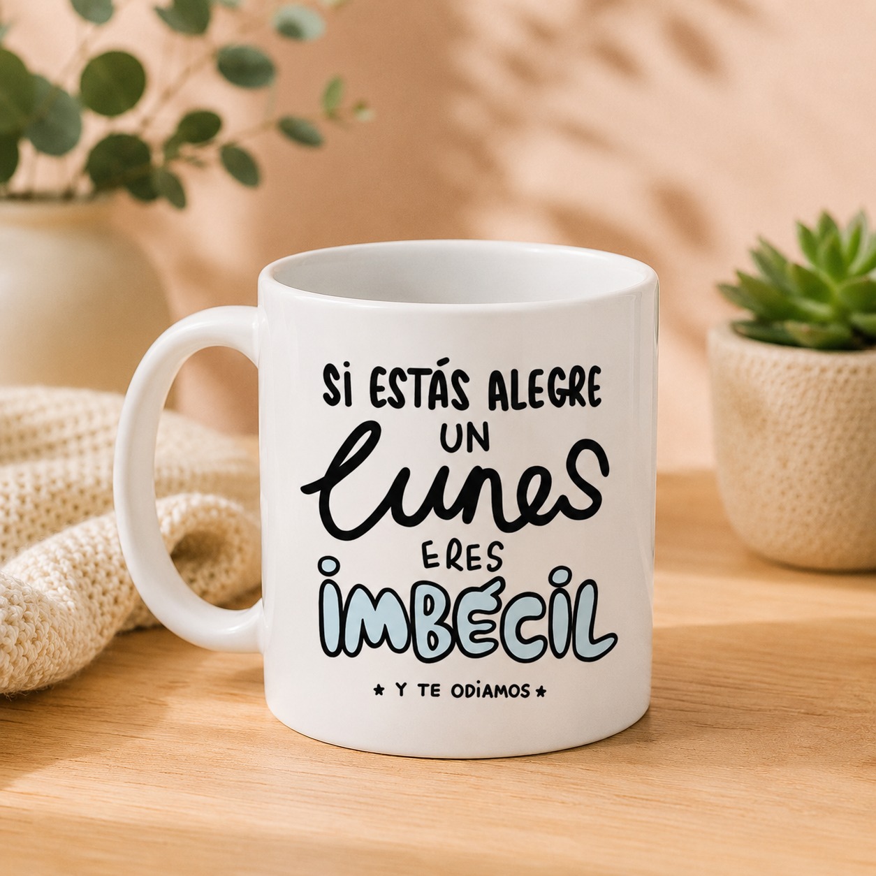 Taza Humor "Lunes de Haters"