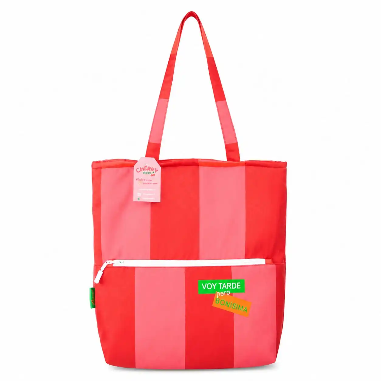 Bolso Artesanal "Voy Tarde pero Bonísima" – Colección Así Soy Yo