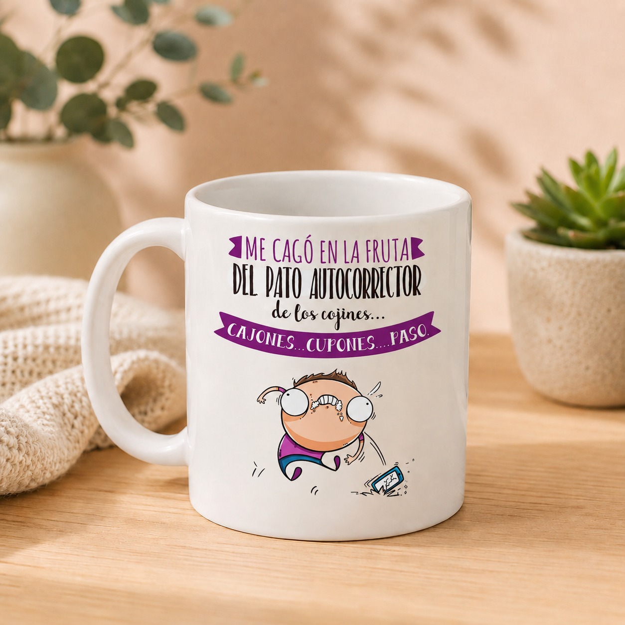 Taza Humor "Odio al Autocorrector"