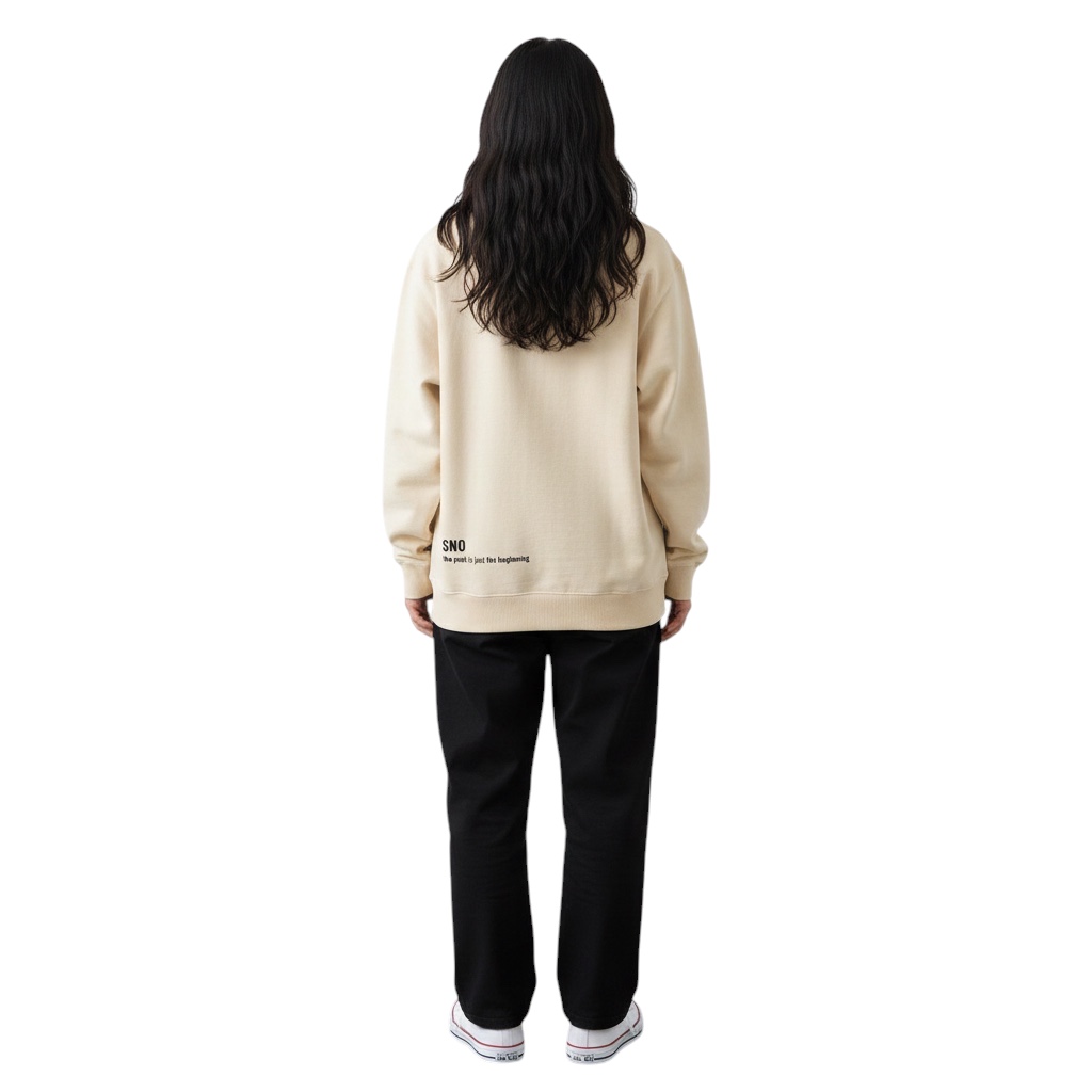 ZigZag Cotton Sweatshirt