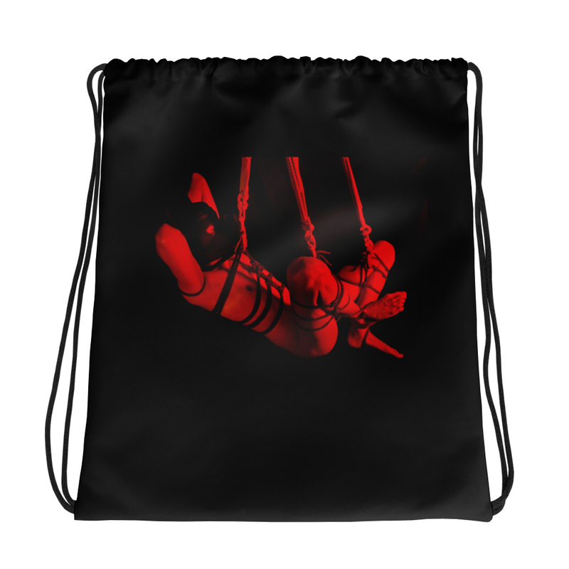 Lounge Puppy Drawstring bag - Black
