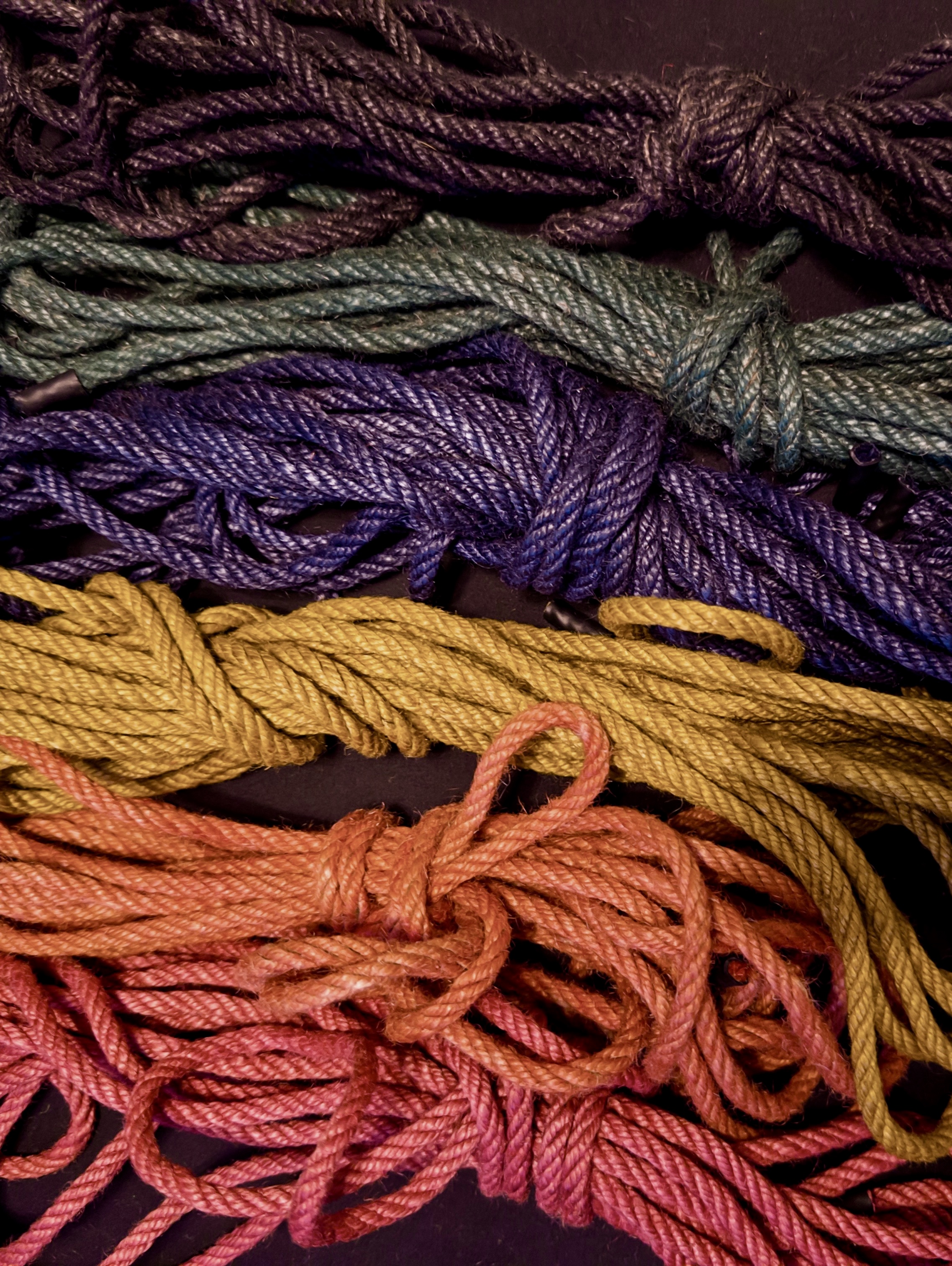 Jute Rope - 150 ft - Build your own kit! 6mm - Singed, Broken, Conditioned - Shrink tube Ends cut to your preference