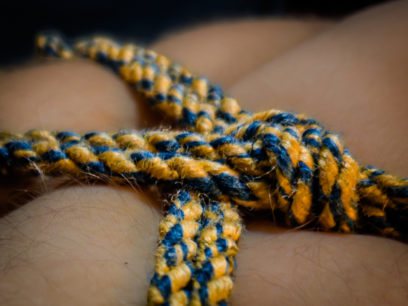 Custom Hand-Twisted Spun Polyester Rope — 6mm, 8mm (Made from recycled materials) 