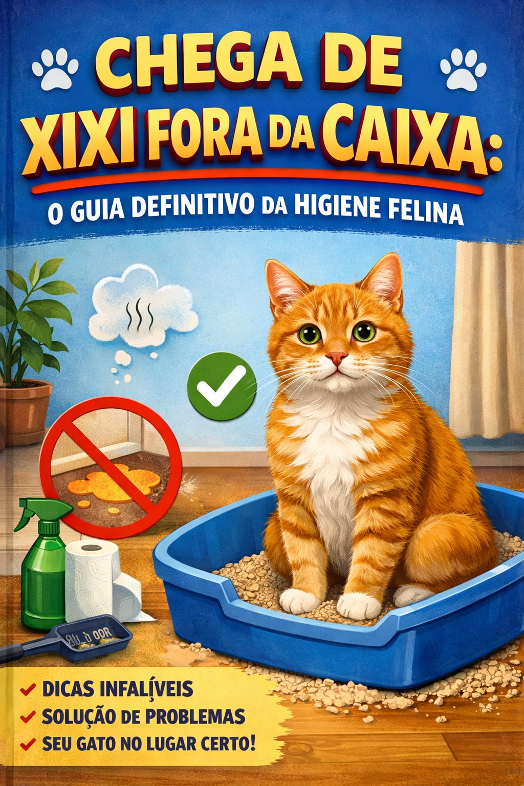 Chega de Xixi Fora da Caixa: O Guia Definitivo da Higiene Felina