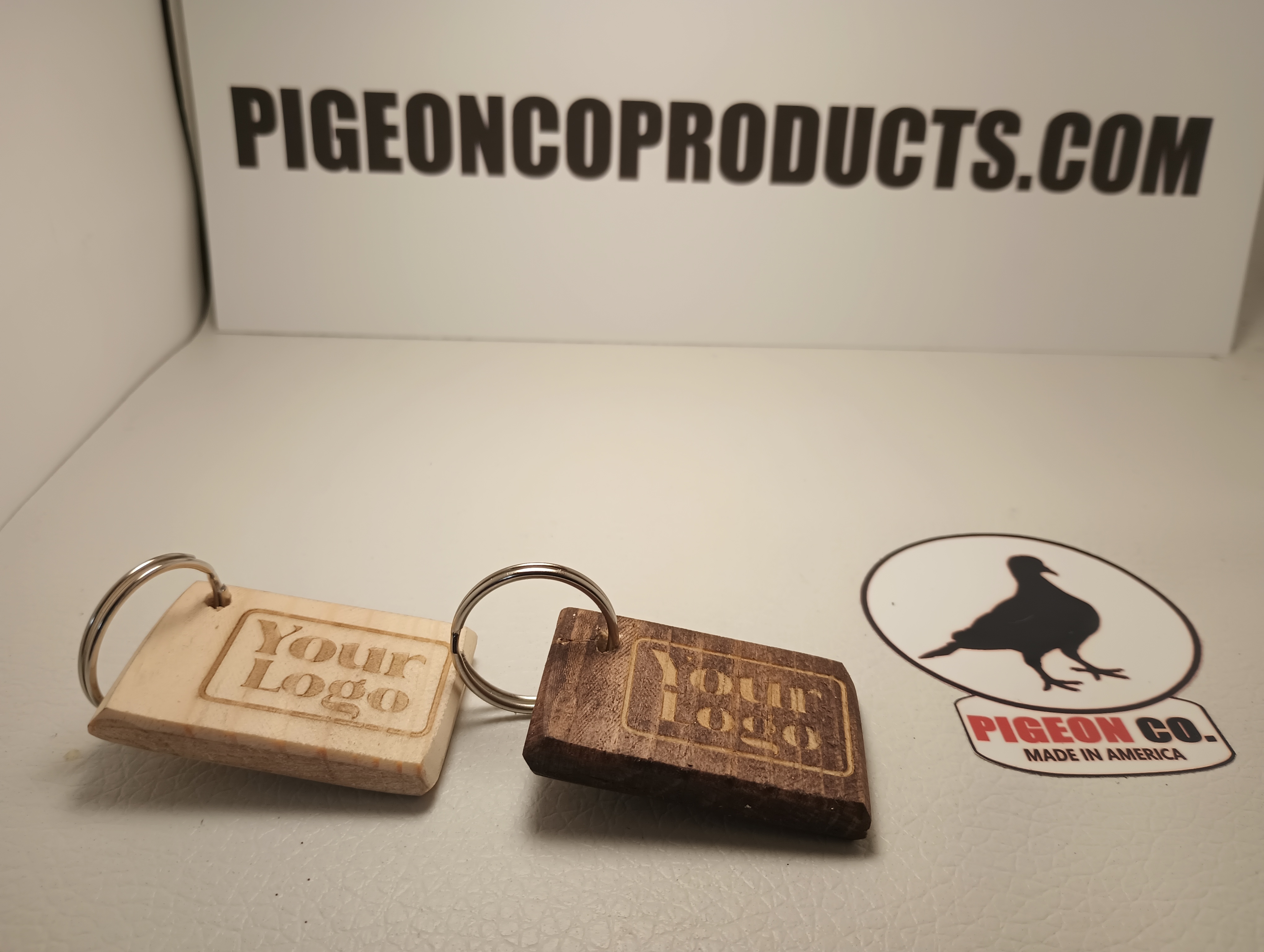 2" Rectangle Bespoke Keychain f