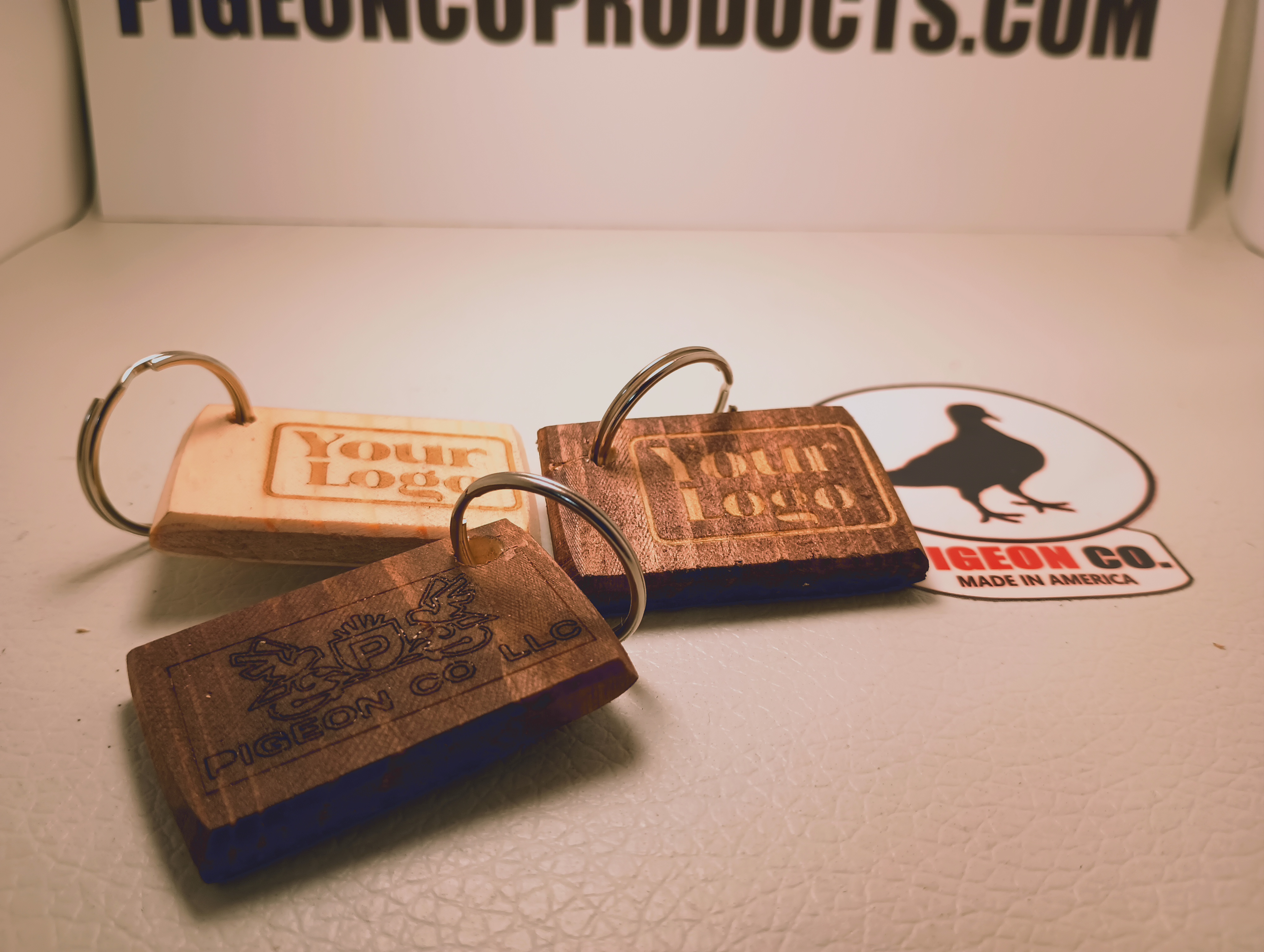 2" Rectangle Bespoke Keychain f