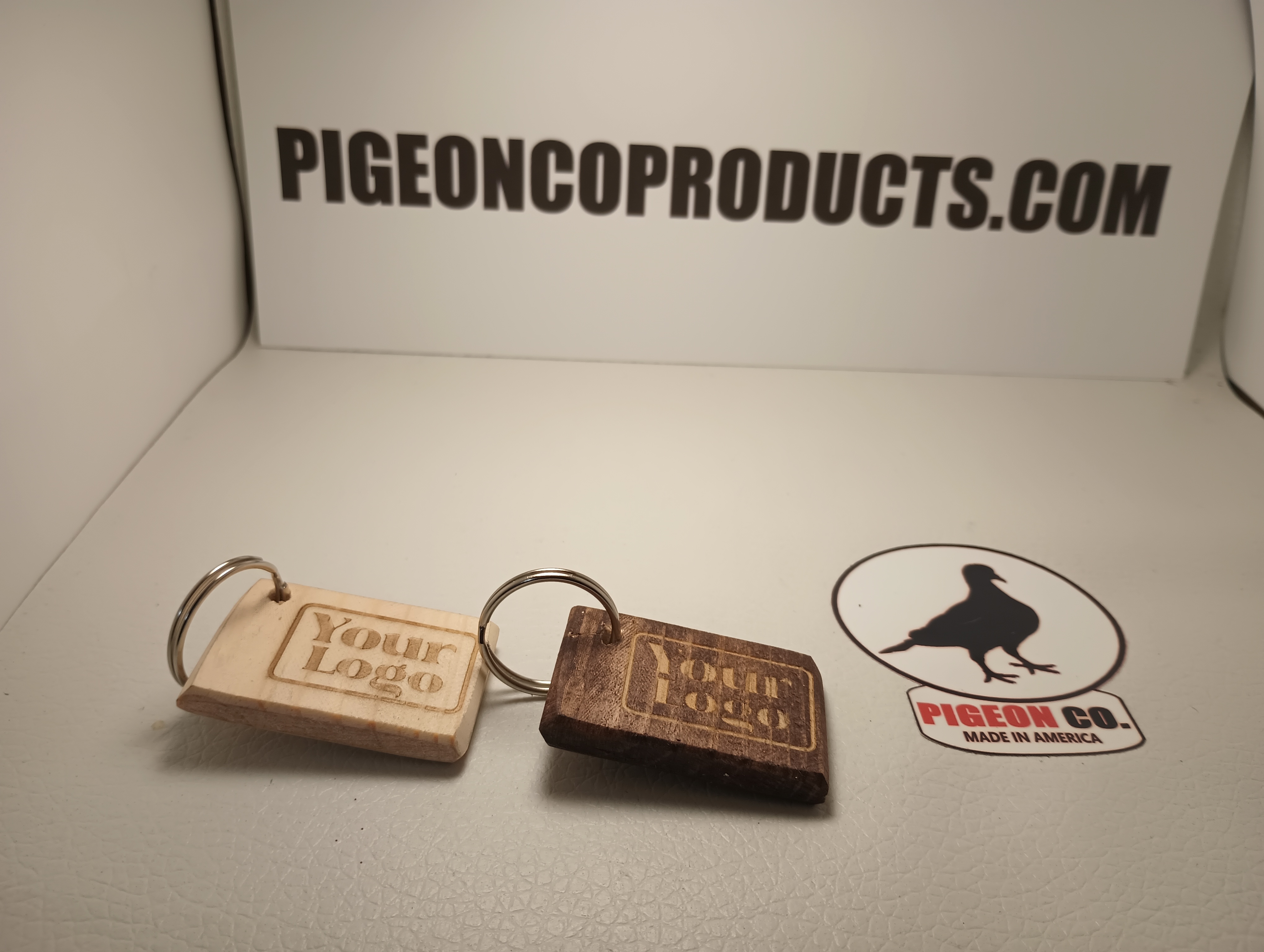 2" Rectangle Bespoke Keychain f