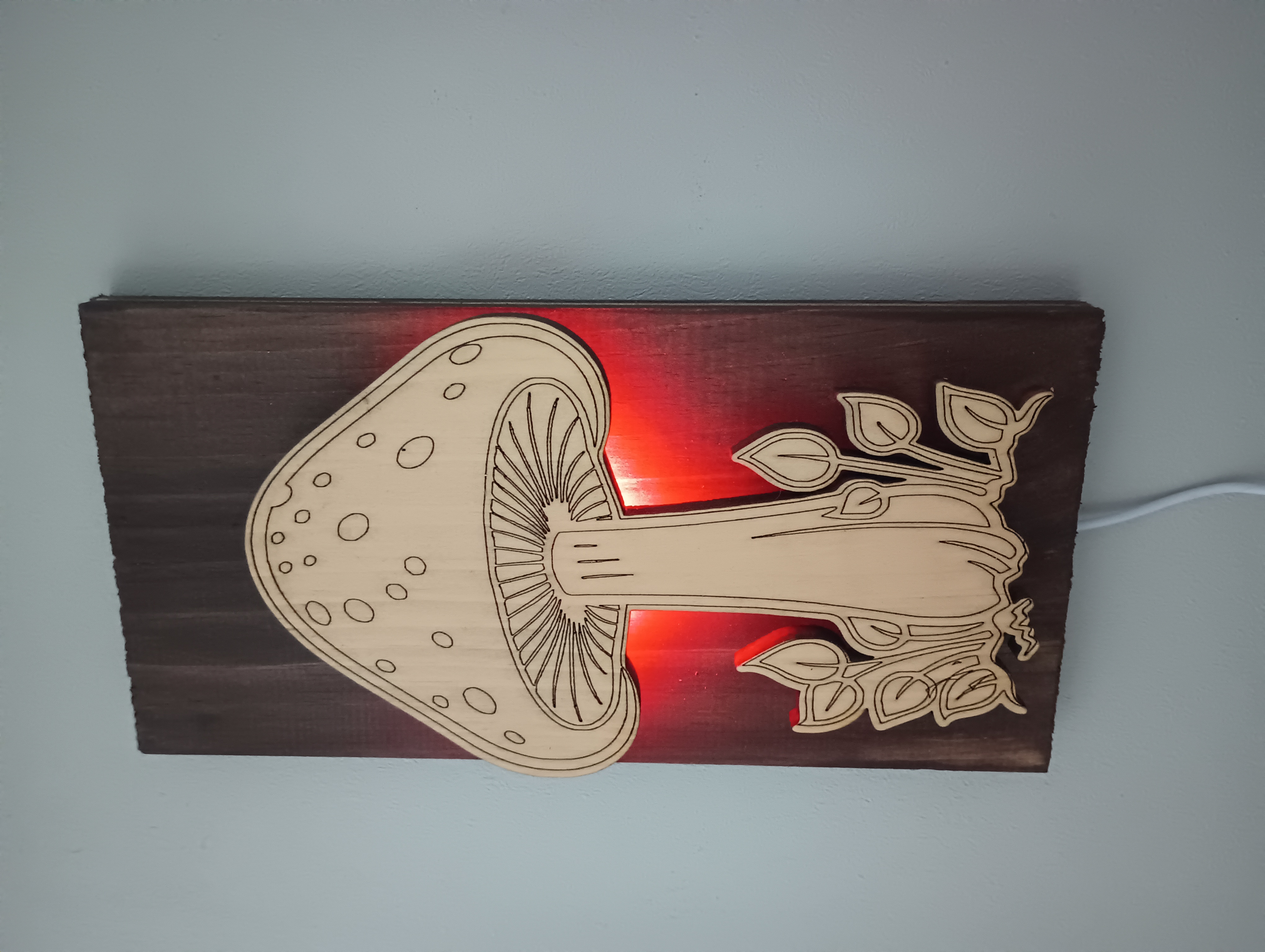 Large Mushroom Sconce