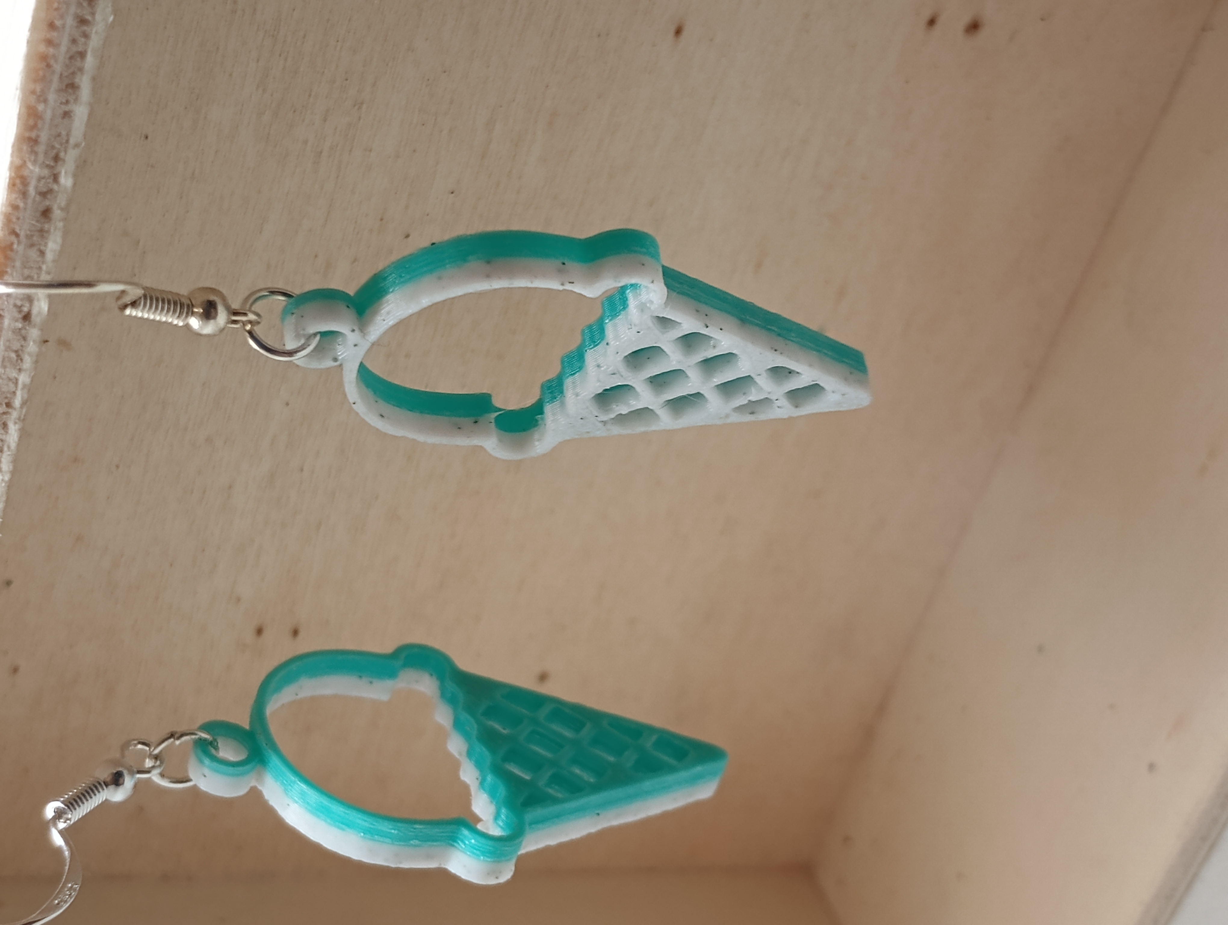 Ice Cream Cone Earrings