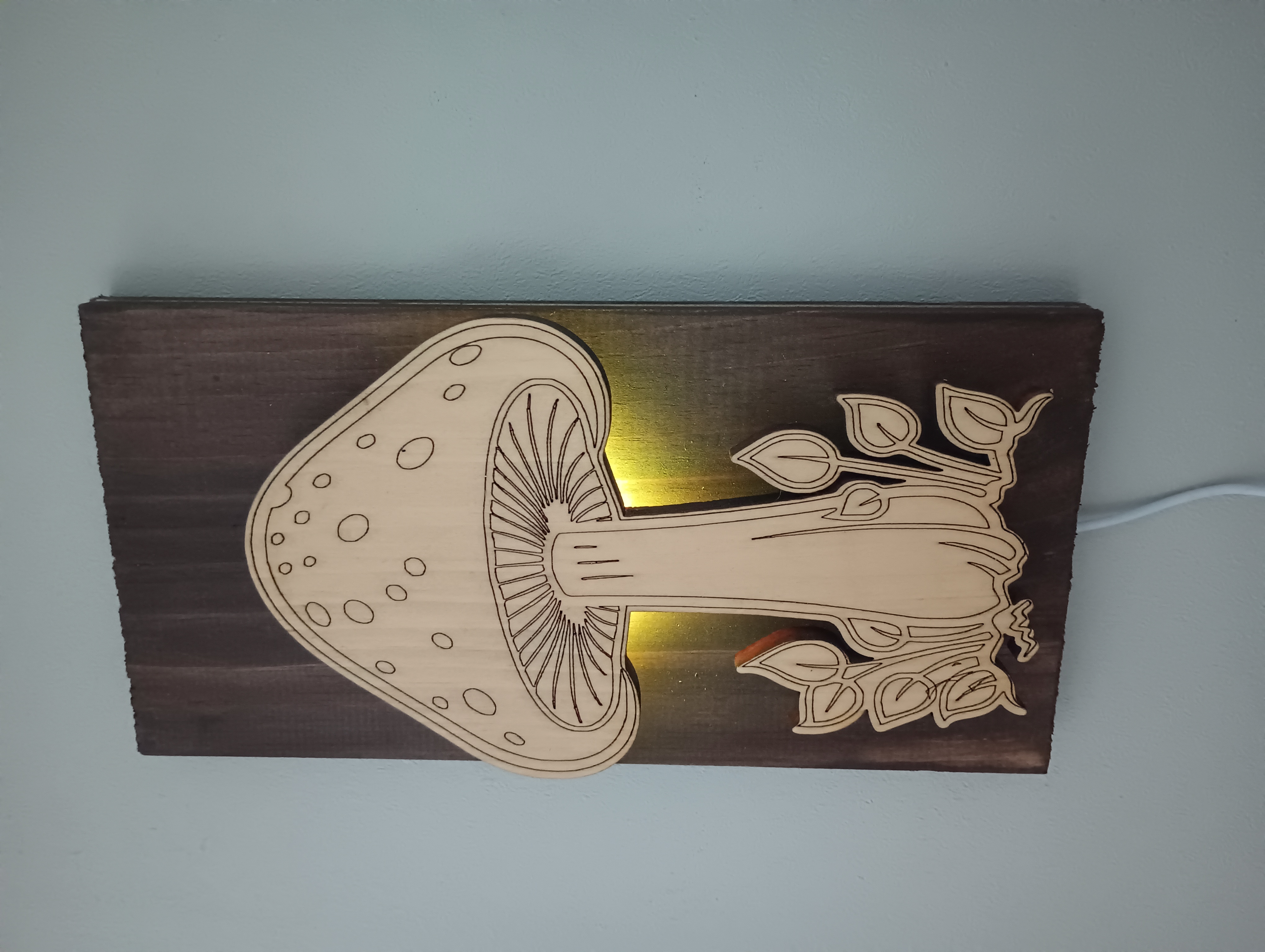 Large Mushroom Sconce
