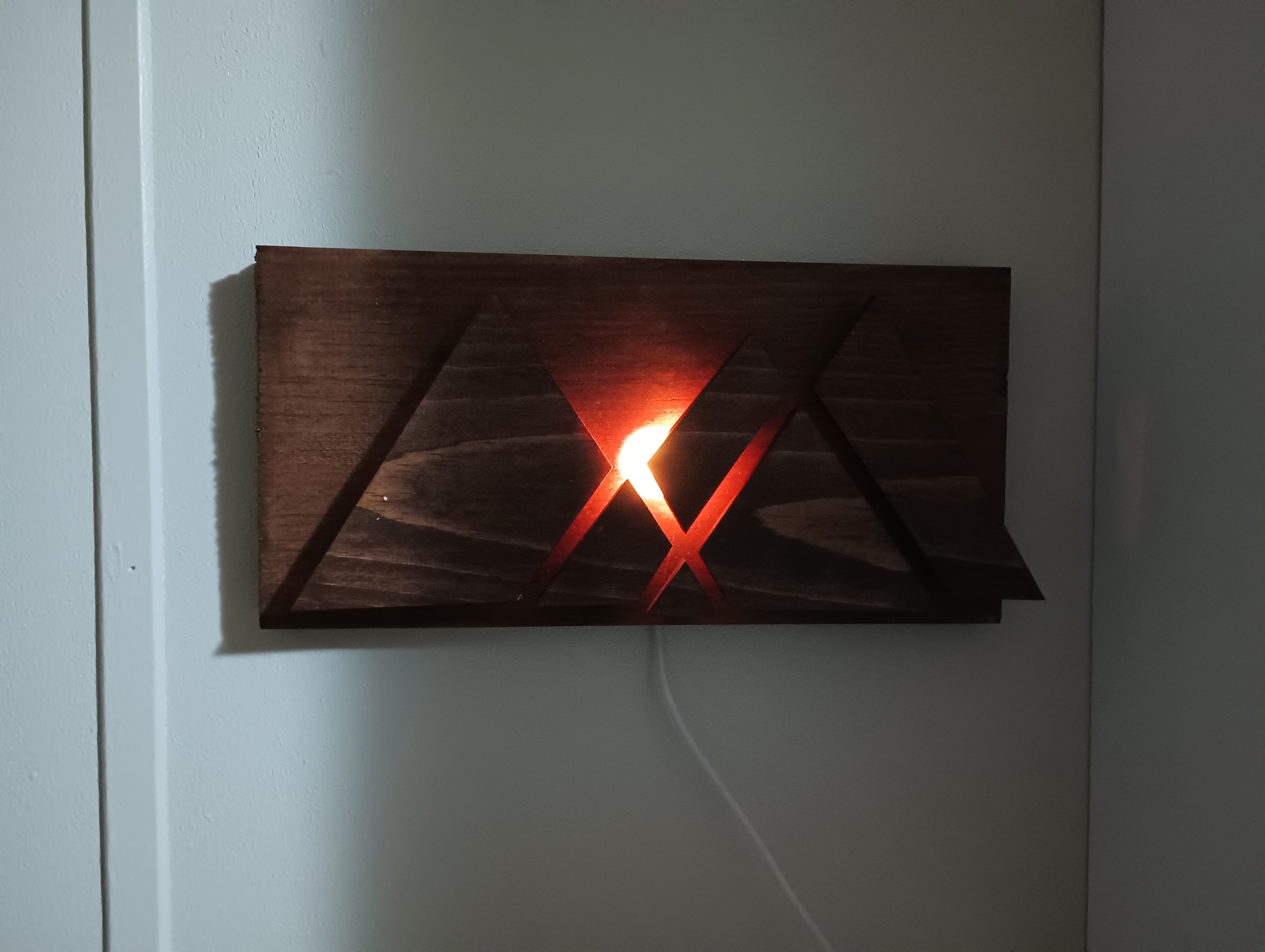 Pyramid or Mountain Sconce 