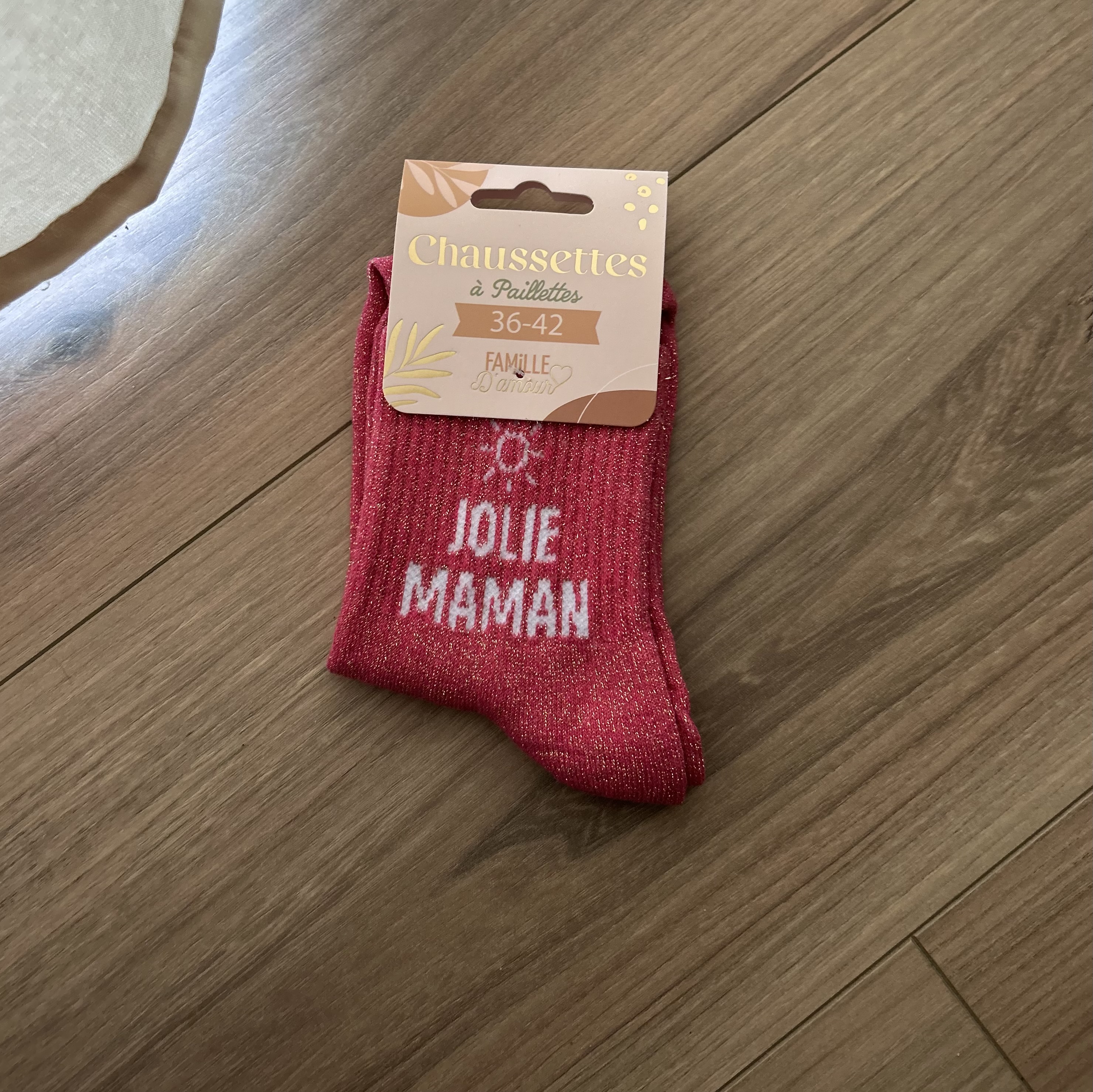 Chaussettes à paillettes Jolie Maman