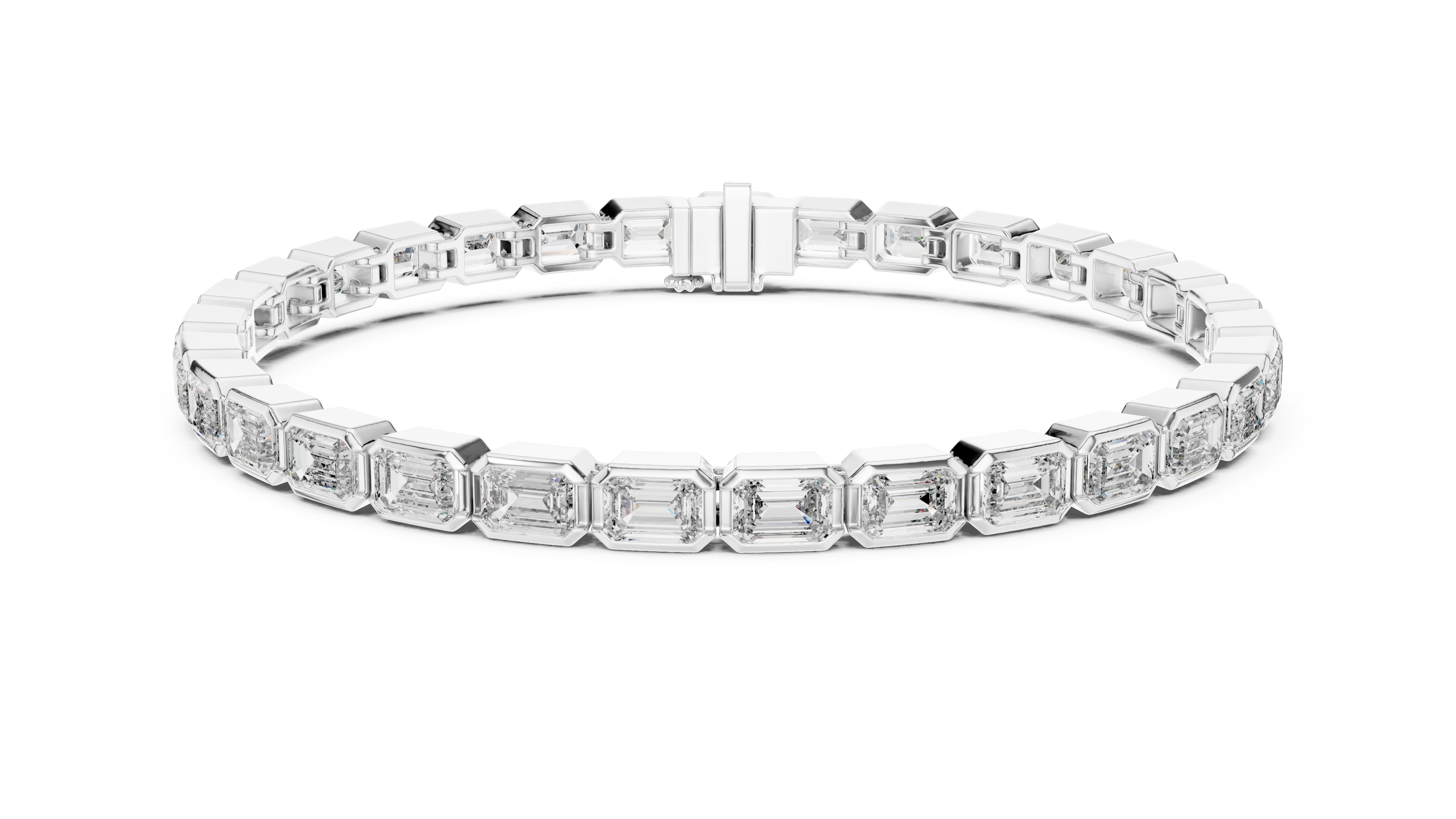 OPALVIRA ROYAL ELONGATED DIAMOND BRACELET