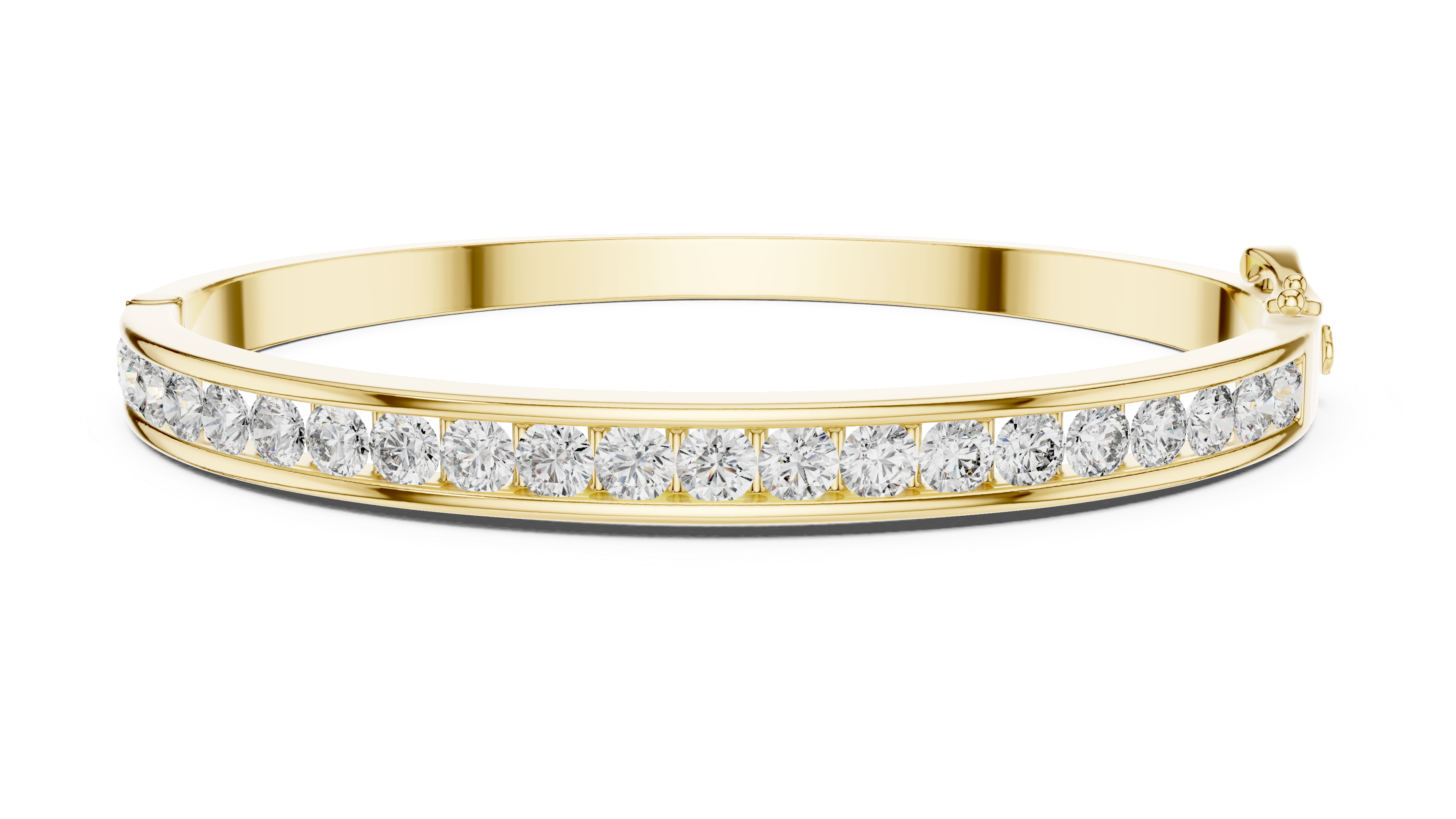 OPULENT NOVA GLORY PRECISION CUT DIAMOND BANGLE