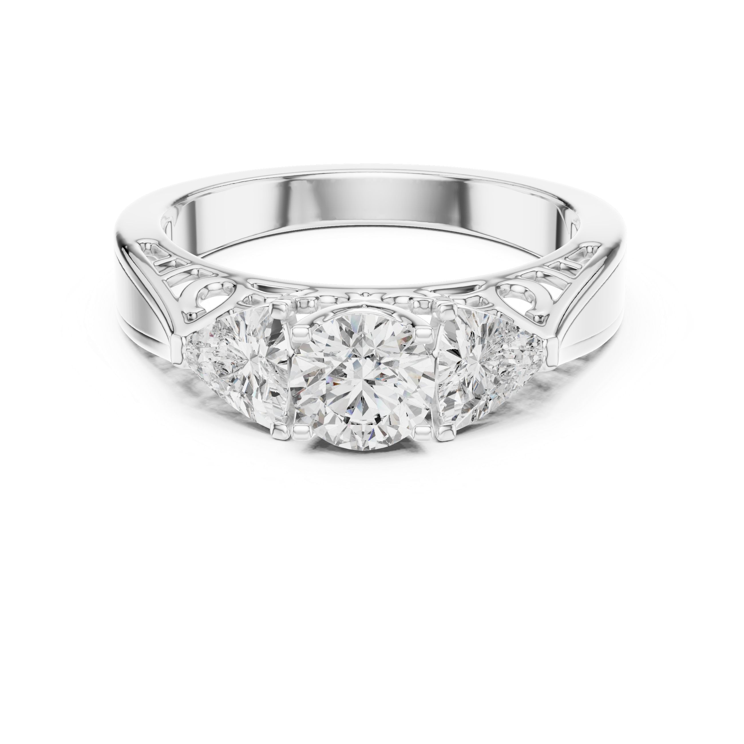 THE FILIGREE TRIFECTA RING