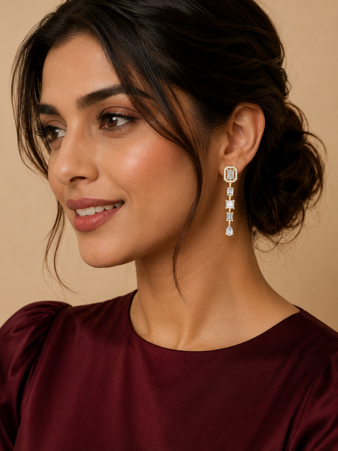 ÉLYSIAN REGALIA IMPÉRIA DIAMOND DROPS EARING