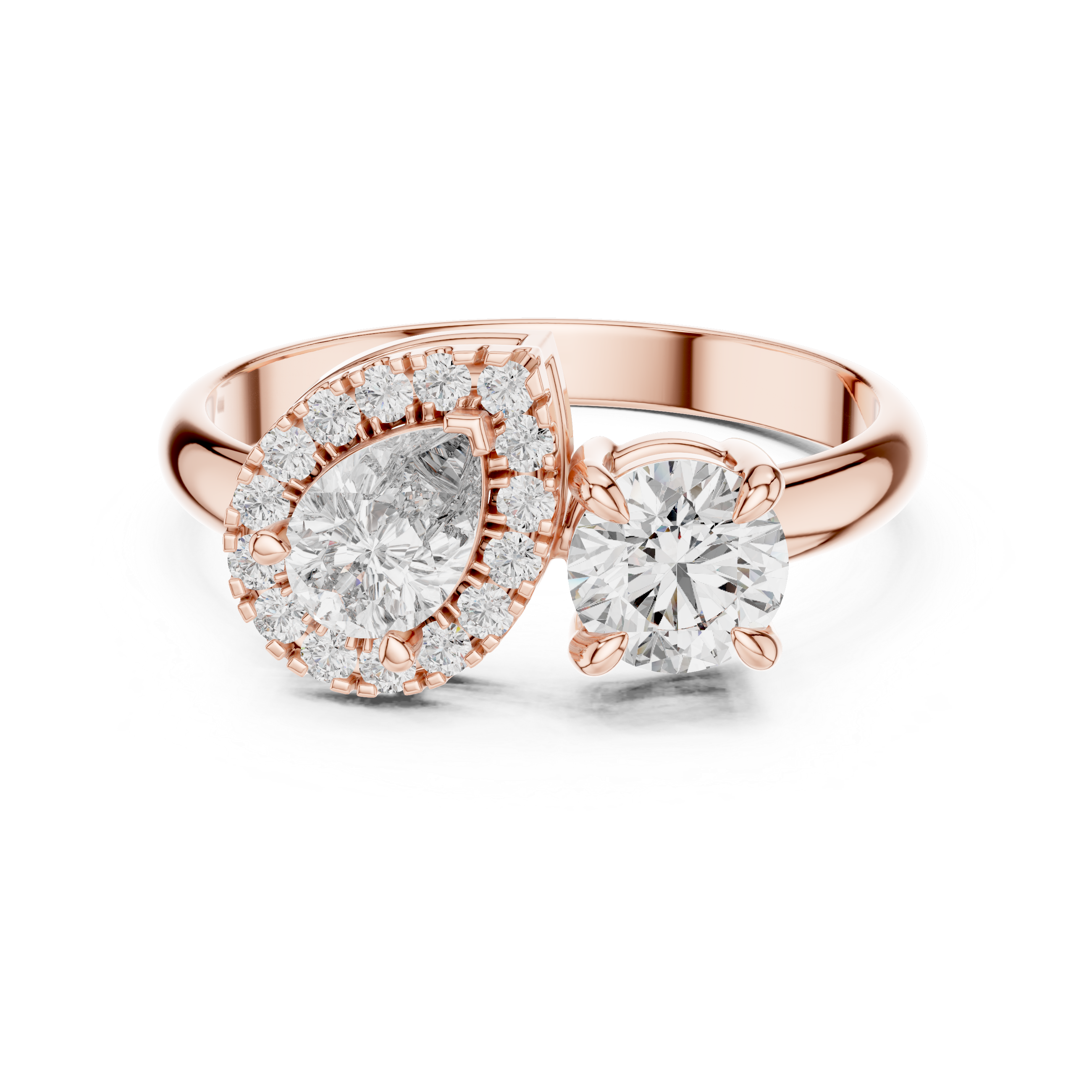 SOLITAIRE EMBRACE RING