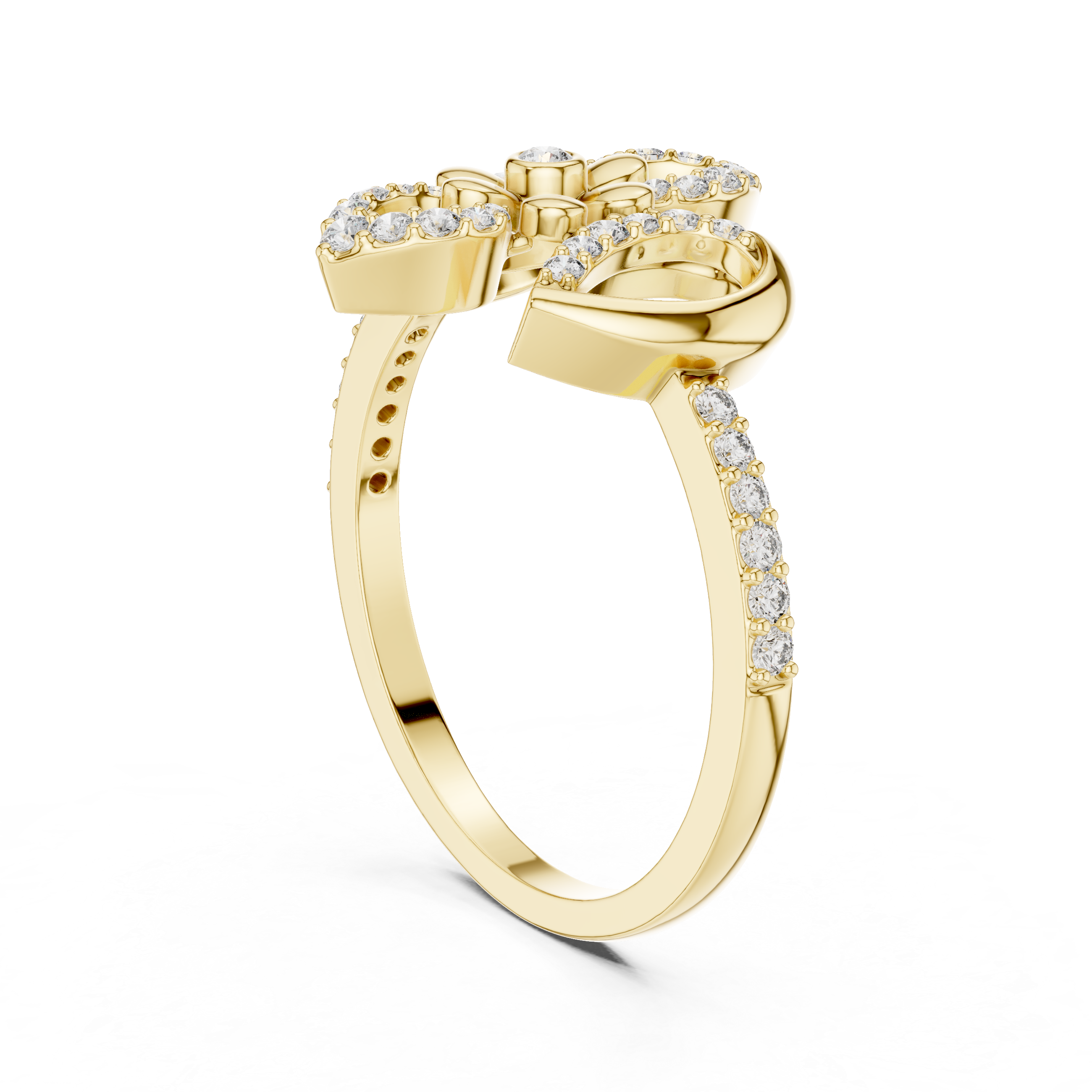 FLEUR-DE-LIS INSPIRED FLORAL RING