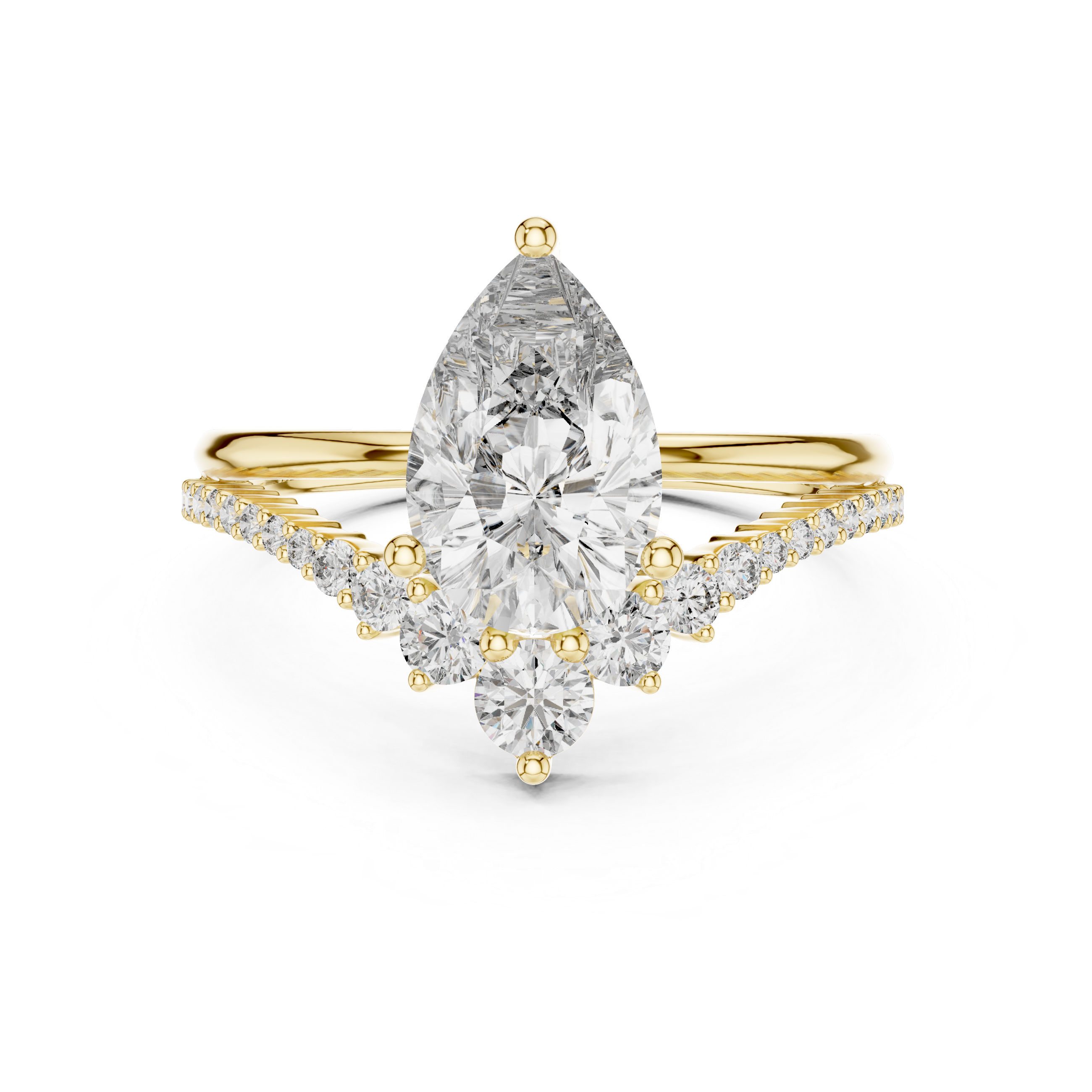 THE PEAR HALO MANTOR RING